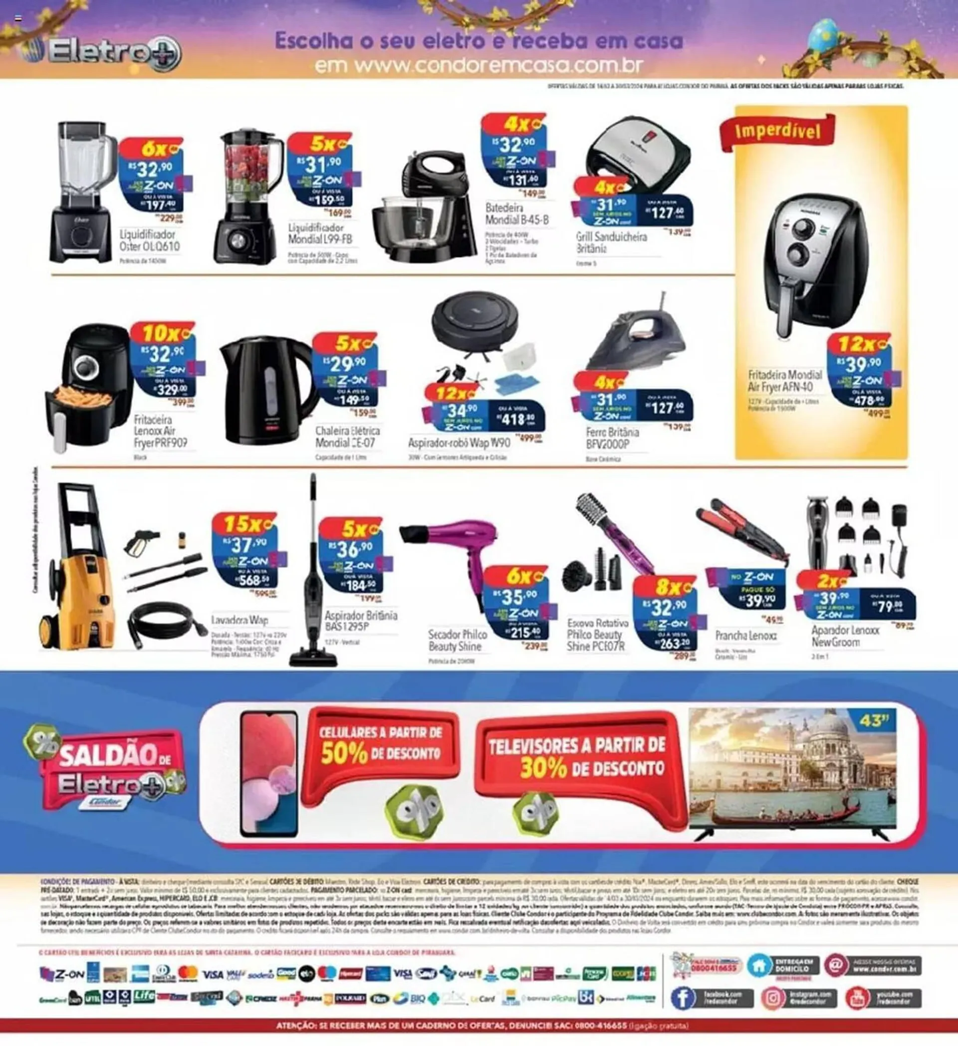 Encarte de Catálogo Supermercados Condor 20 de março até 30 de março 2024 - Pagina 21
