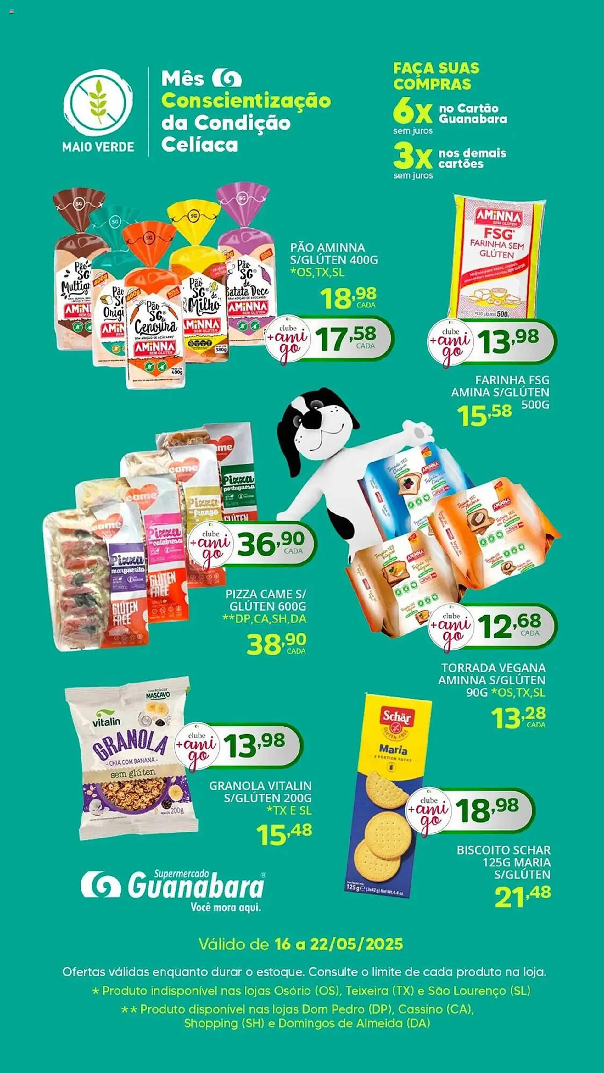Encarte de Catálogo Supermercados Guanabara 16 de maio até 23 de maio 2025 - Pagina 1