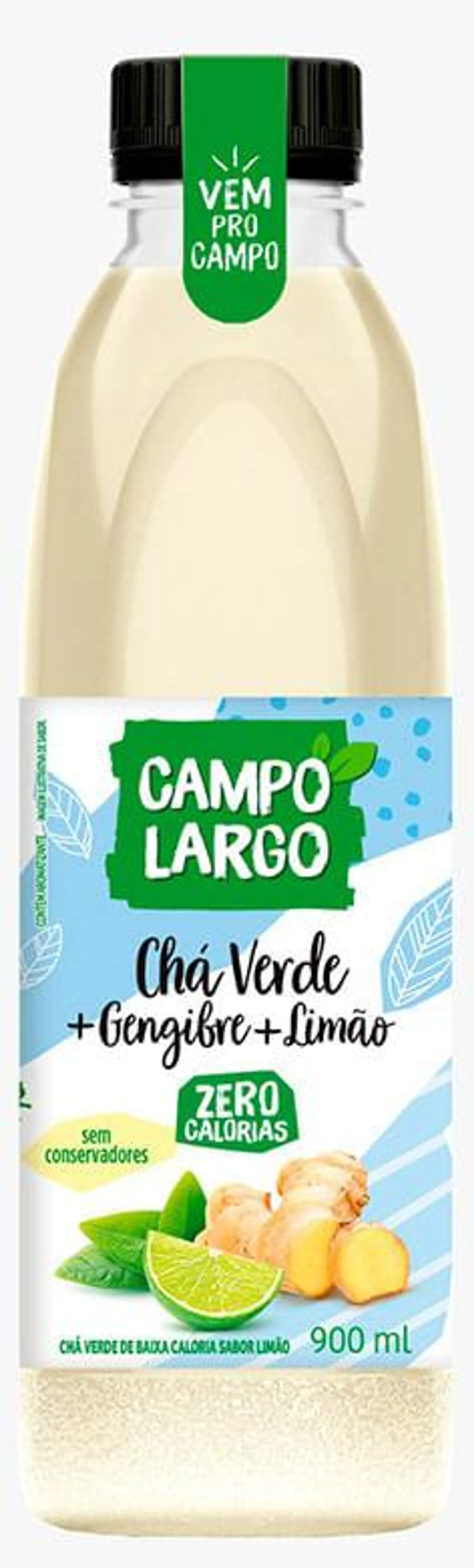 Chá Campo Largo Gengibre e Limão 900ml