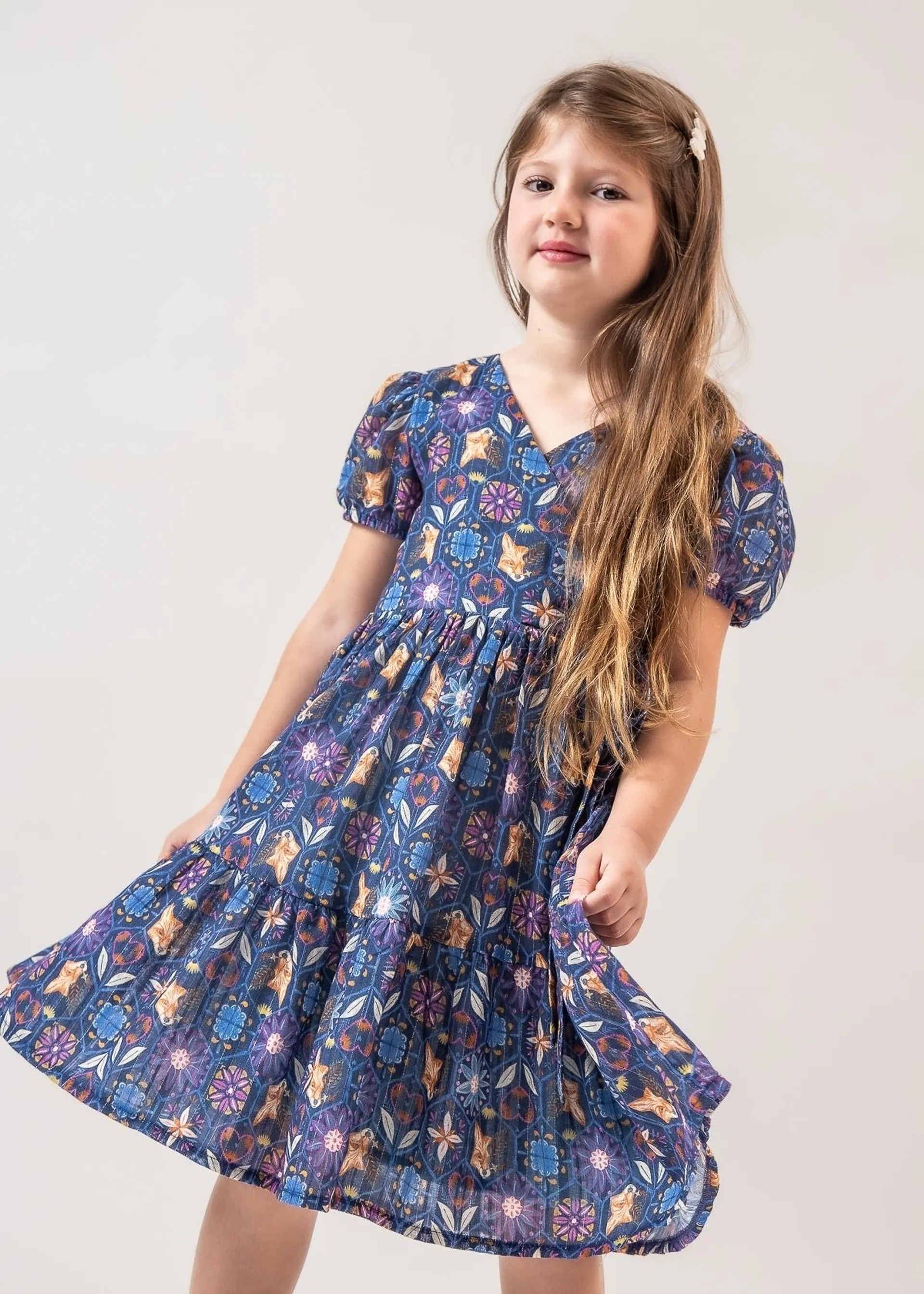 Vestido Antikinha Ladrilho Folk