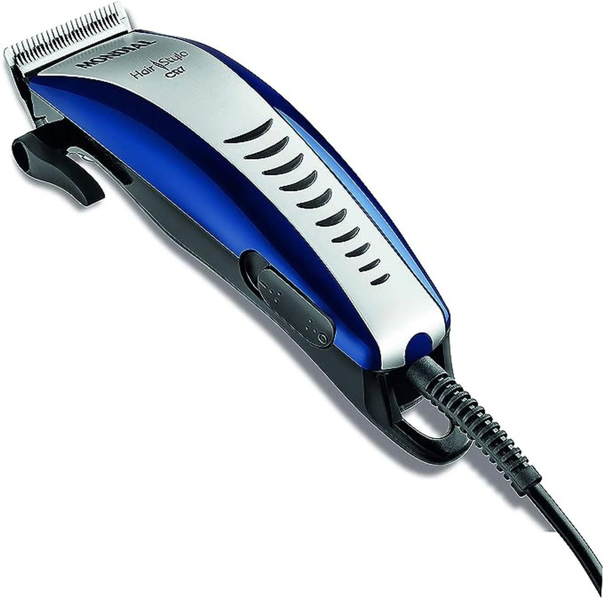 Cortador De Cabelos Hair Stylo Cr7, Mondial, Azul/Prata, 10W, 127V - Cr-07