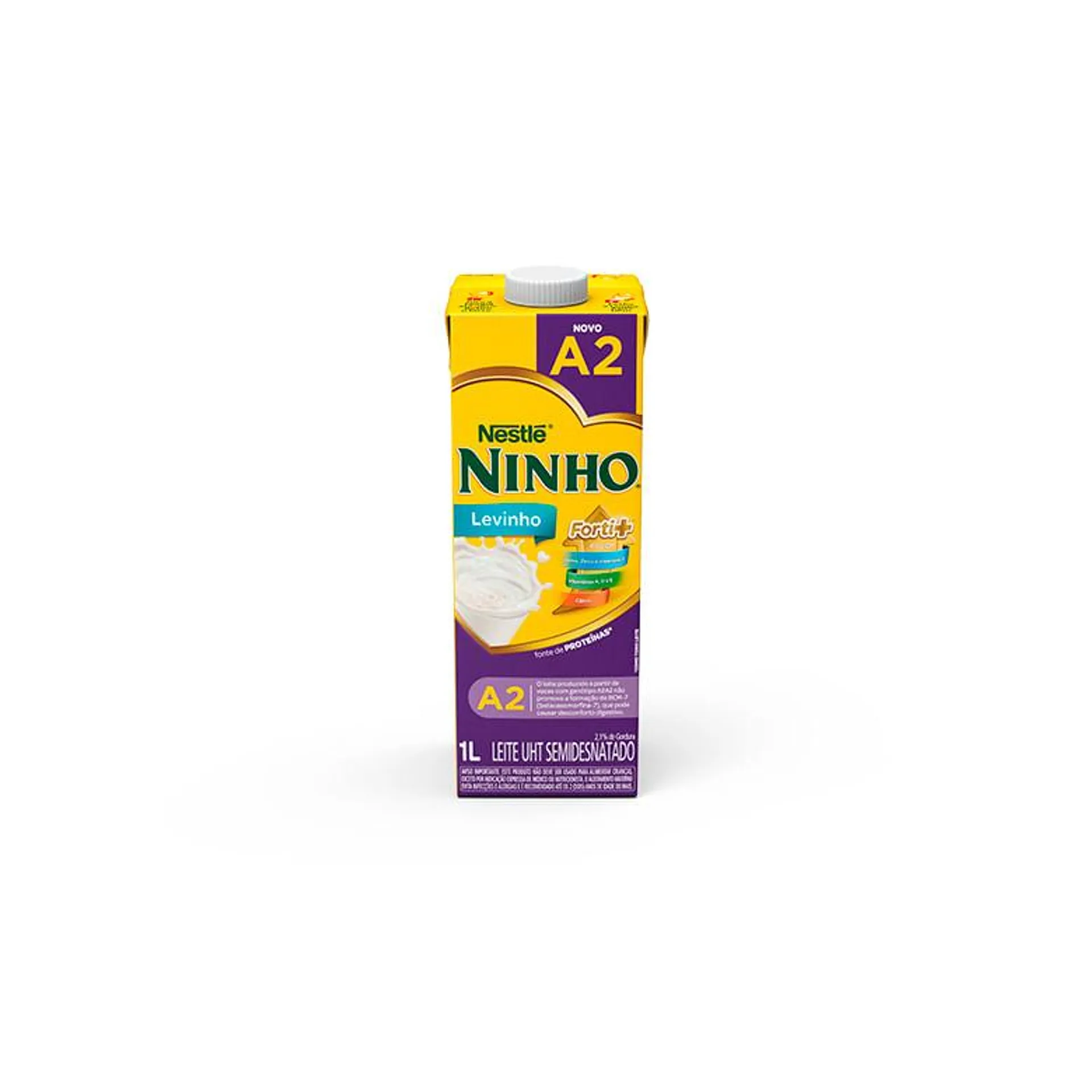 Leite Ninho A2 Semi Desnatado L.V 1l