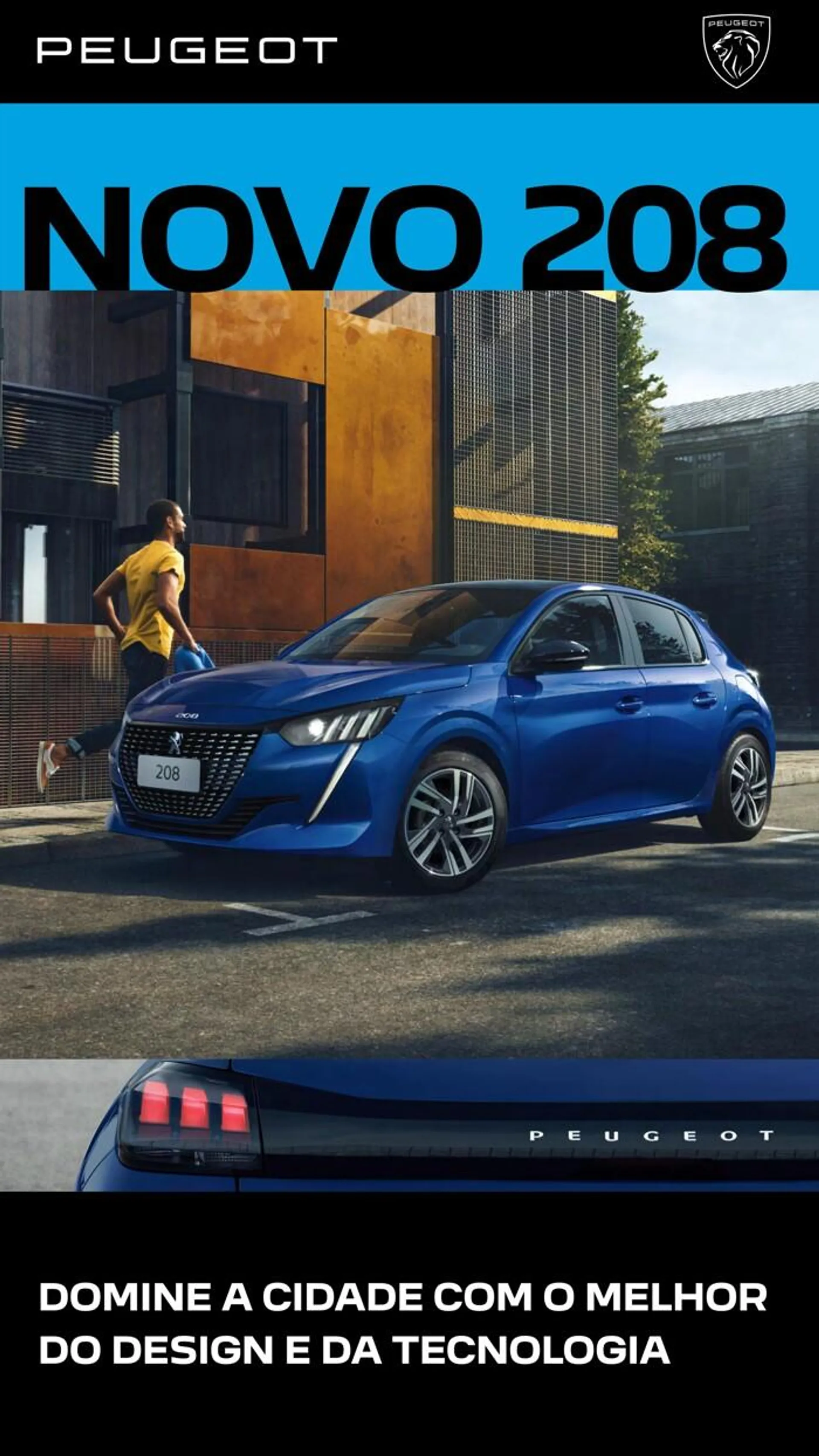 Encarte de NOVO PEUGEOT 208 12 de junho até 12 de junho 2024 - Pagina 1