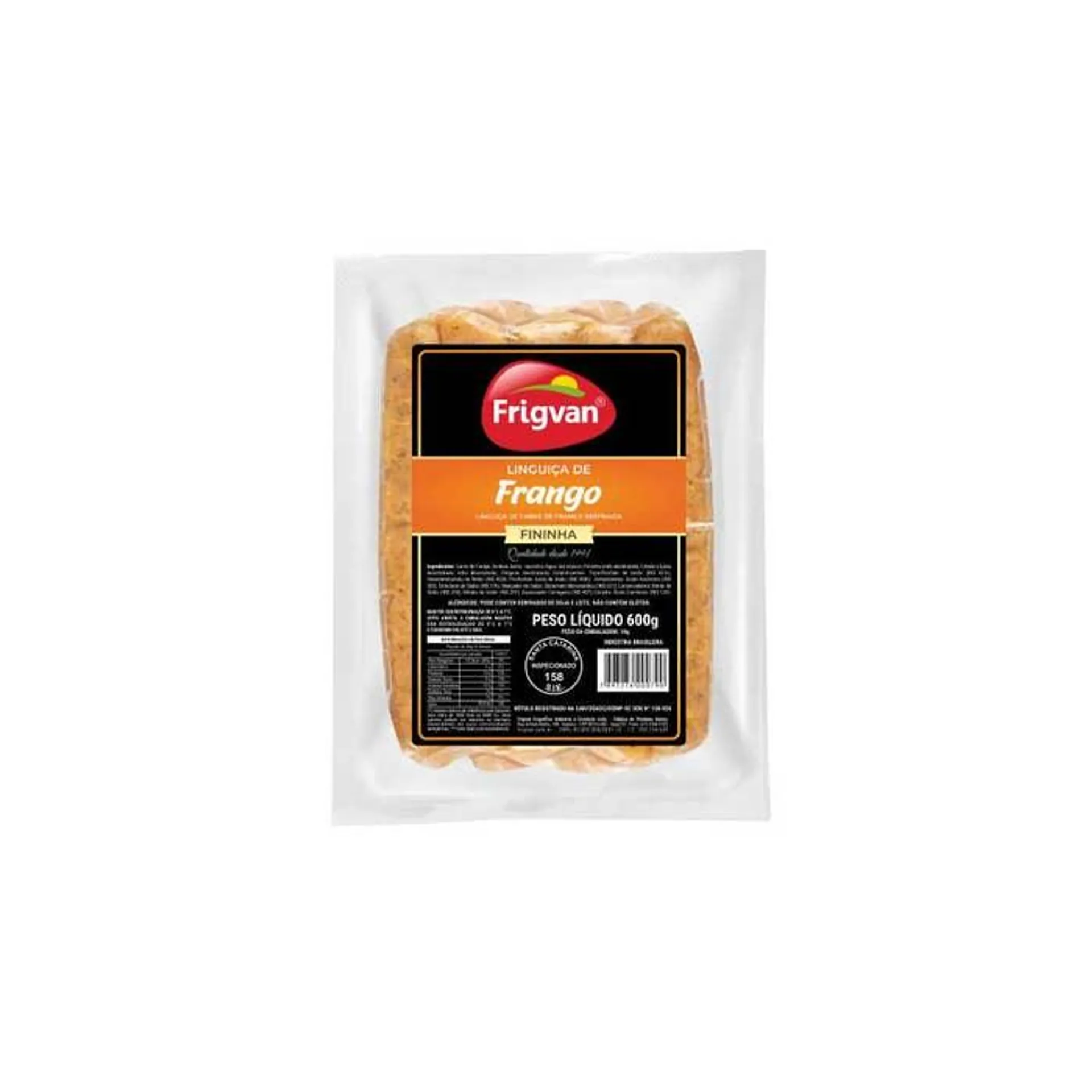 Linguiça De Frango Frigvan Fina 600g