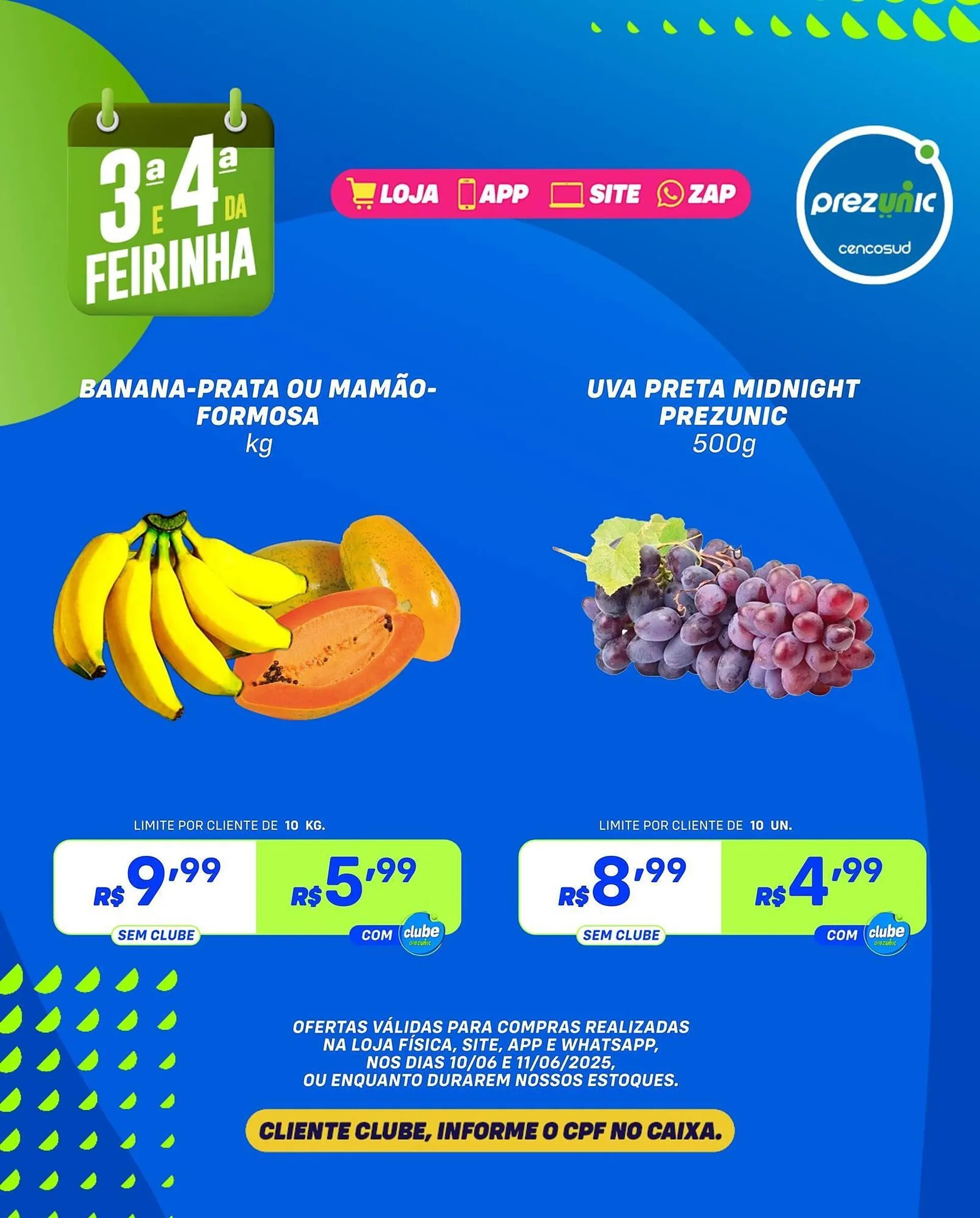 Encarte de Catálogo Prezunic 9 de junho até 11 de junho 2025 - Pagina 2
