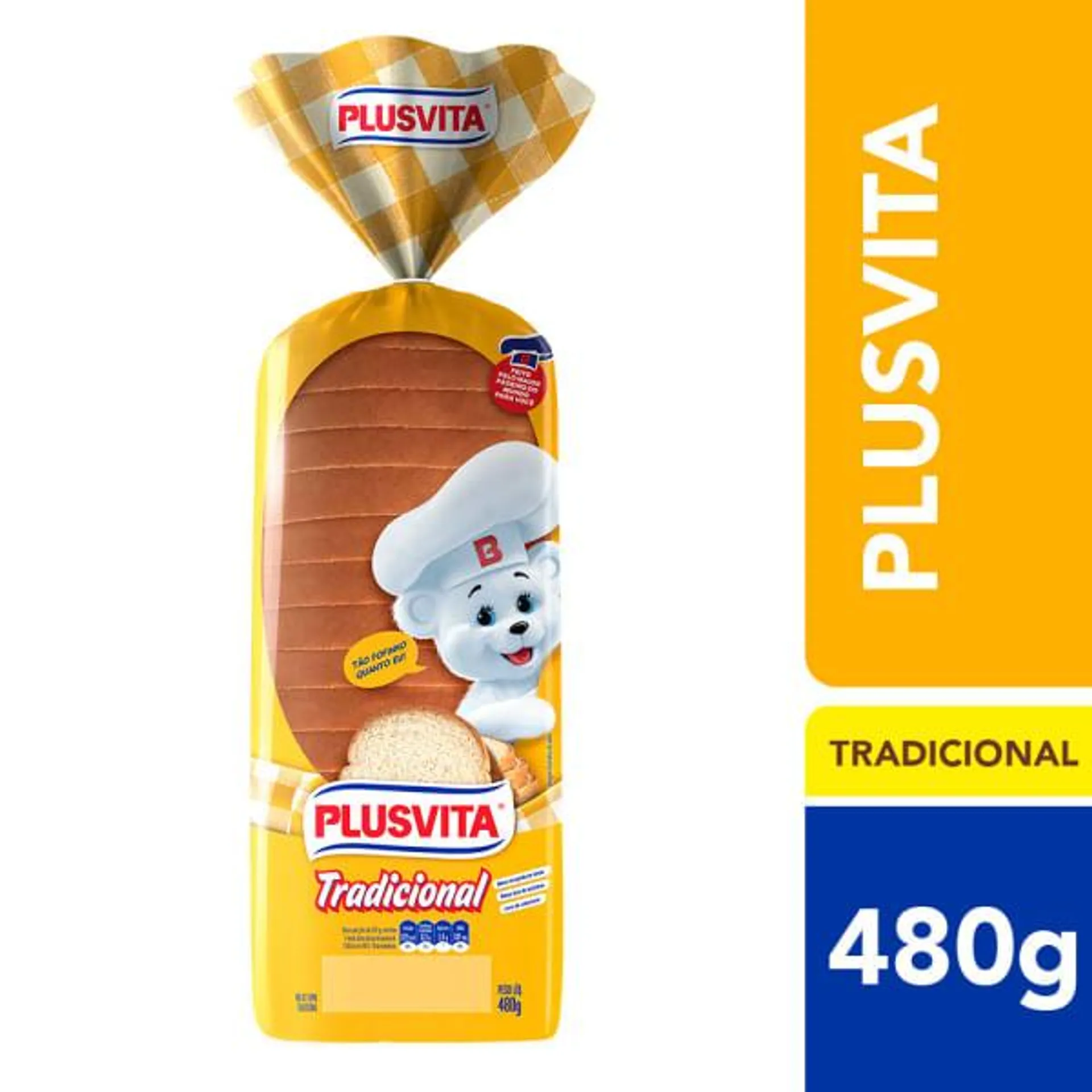 Pão de Forma Plus Vita Tradicional 500g