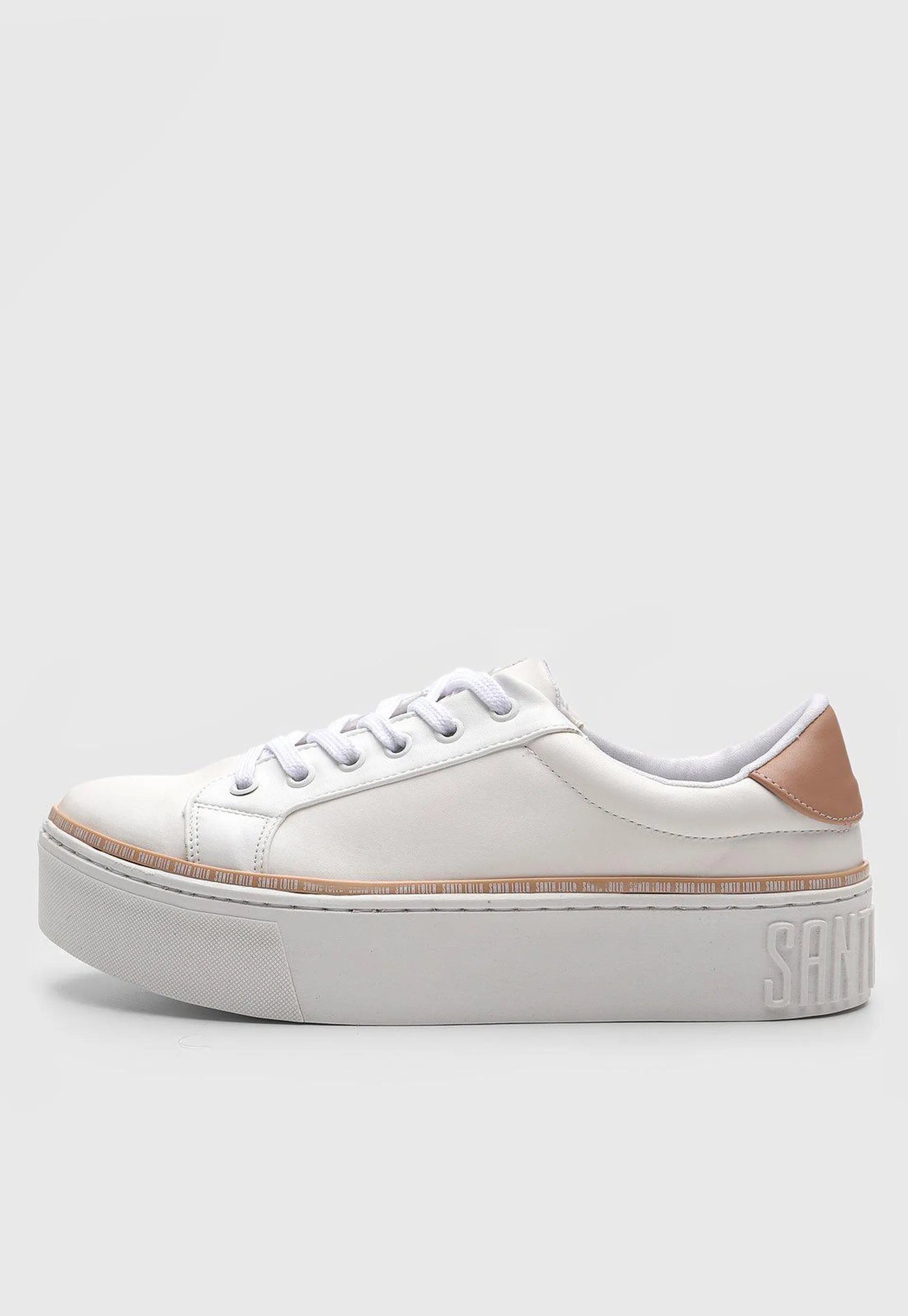 Tênis Santa Lolla Flatform Branco