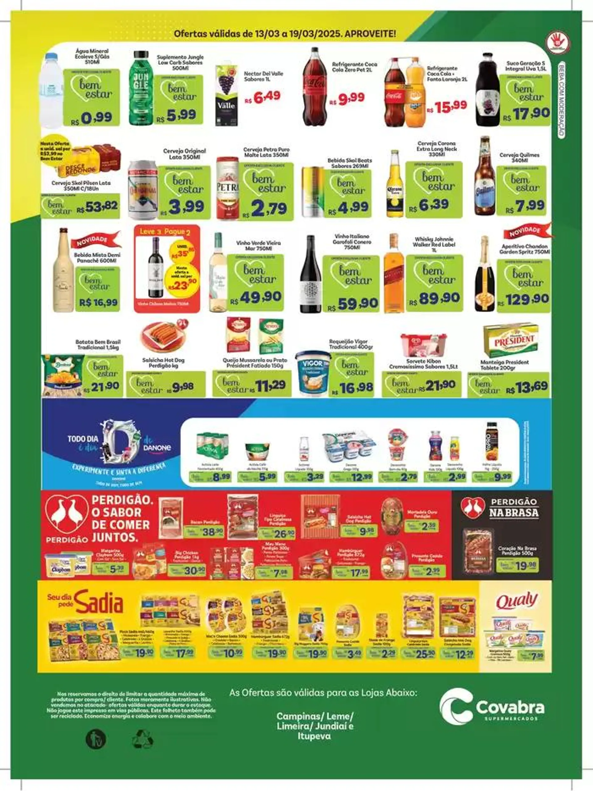 Encarte de Encarte Covabra Supermercados 14 de março até 19 de março 2025 - Pagina 4