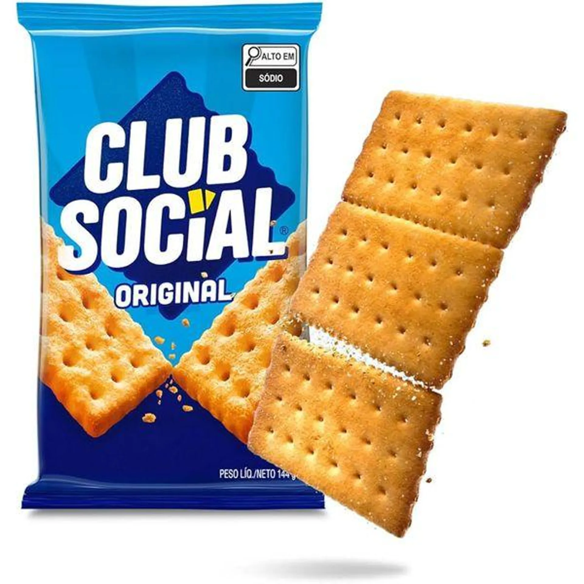 Biscoito Club Social Original 144g (6x24g)