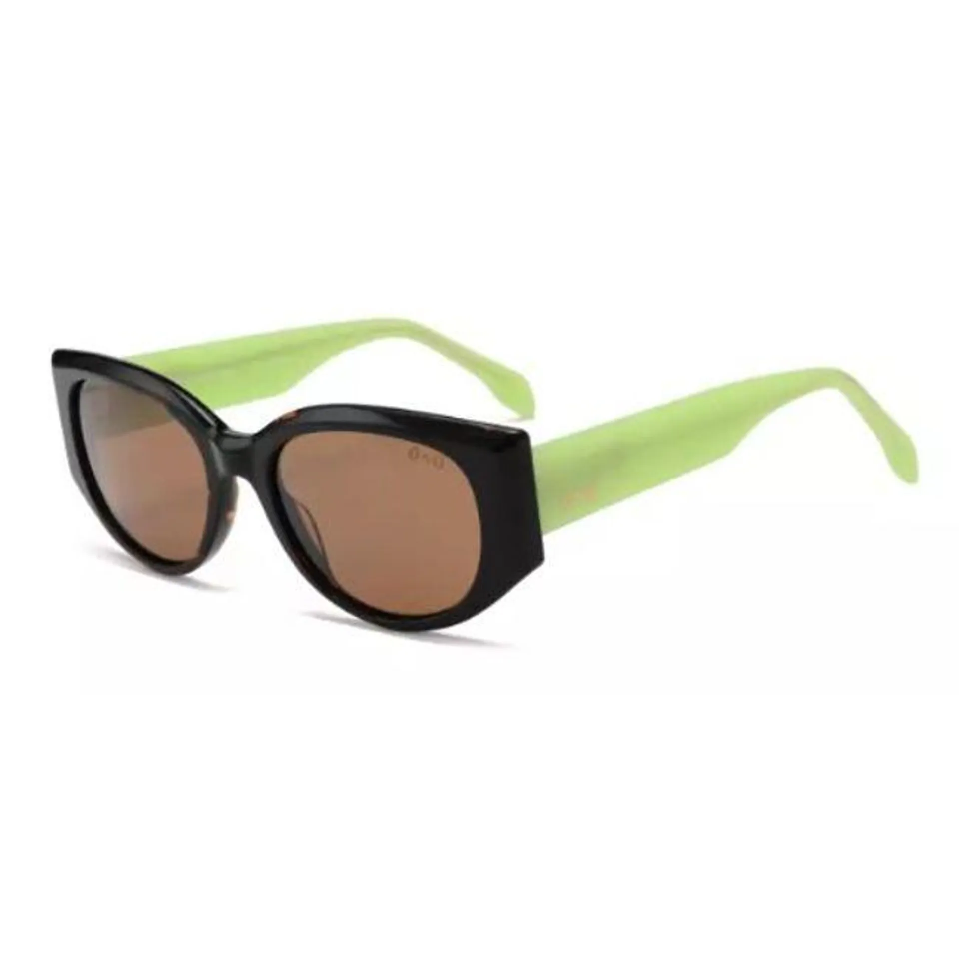 Óculos de sol Ono, modelo ON0014S, cor Marrom com Verde, tamanho 54