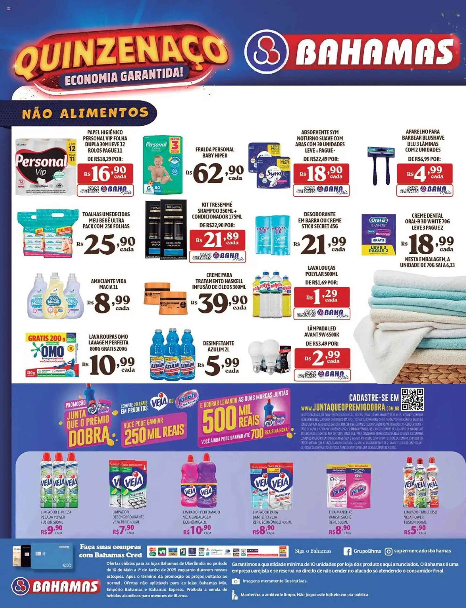 Encarte de Catálogo Bahamas Supermercados 19 de maio até 2 de junho 2025 - Pagina 48