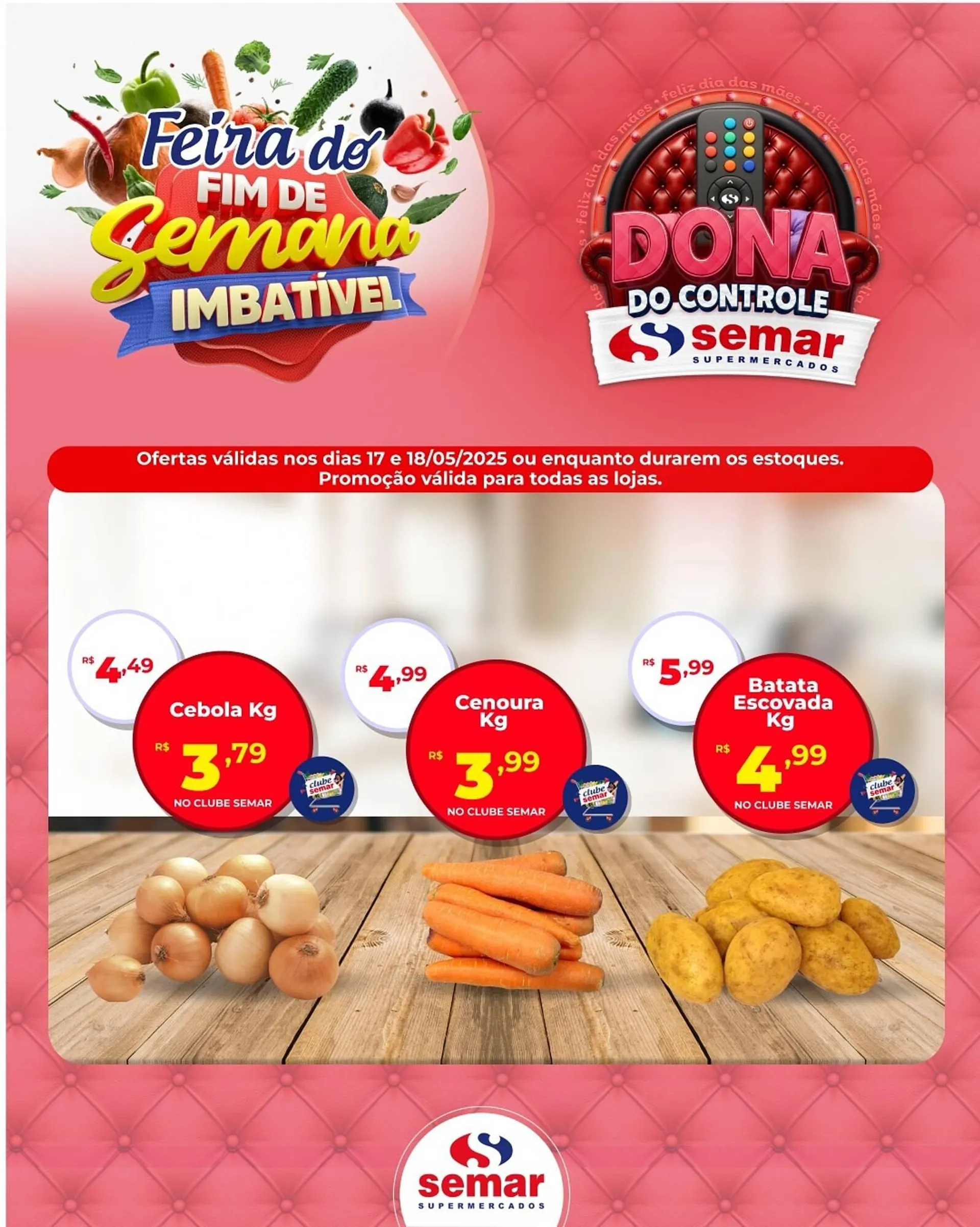 Encarte de Catálogo Semar Supermercado 17 de maio até 18 de maio 2025 - Pagina 3