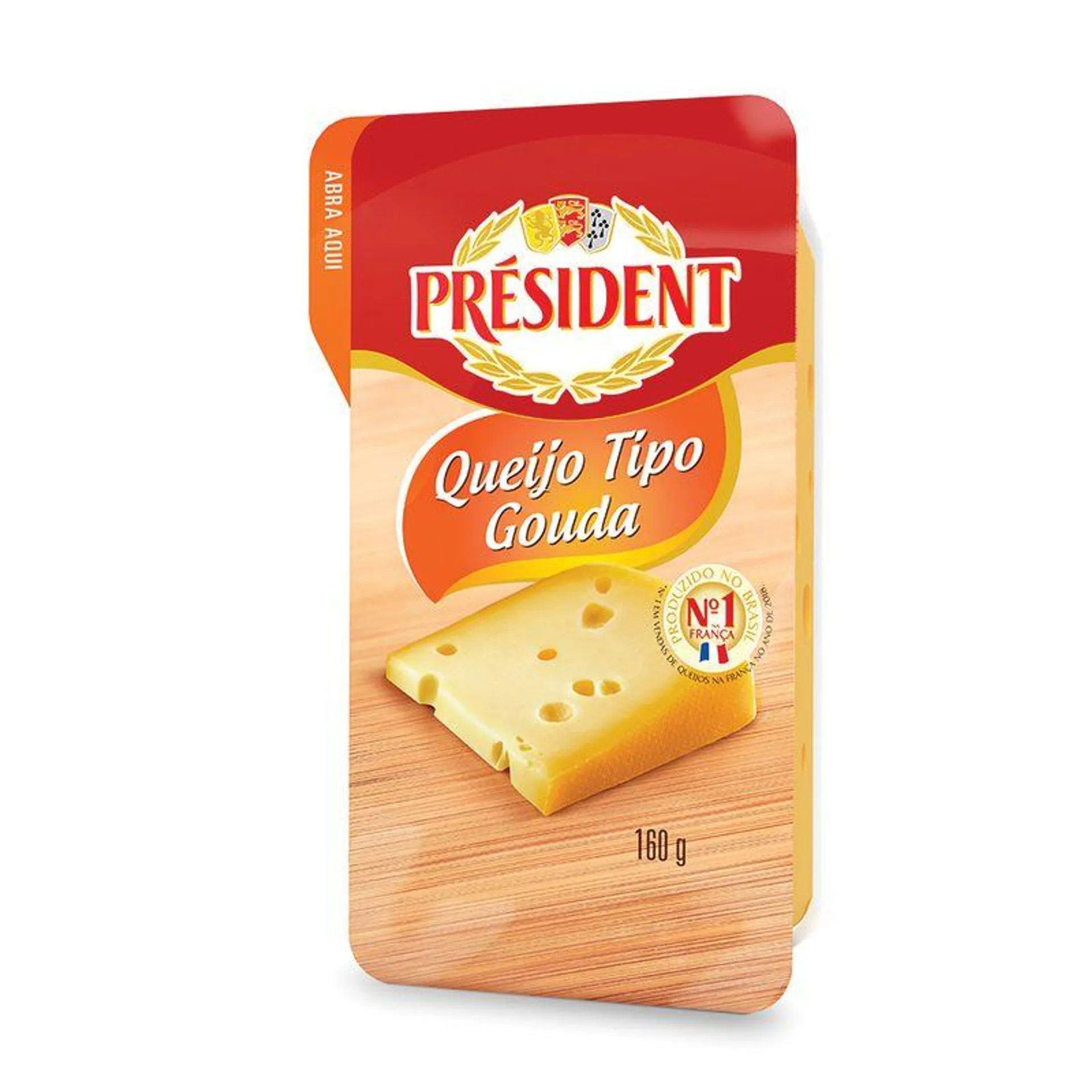 Queijo Gouda President 160g