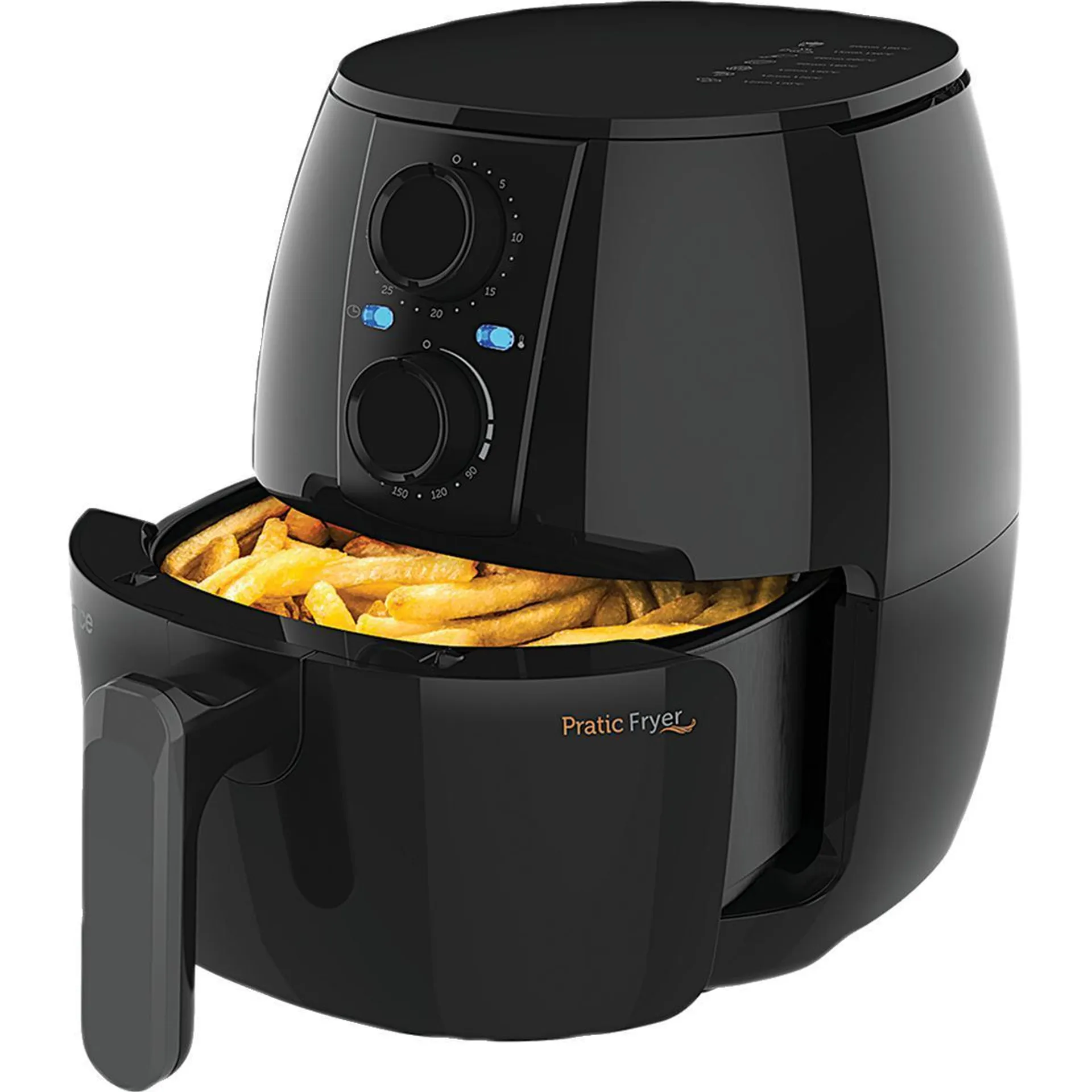 Fritadeira Air Fryer 3 Litros Cadence Pratic Fryer FRT515 Preta 127V