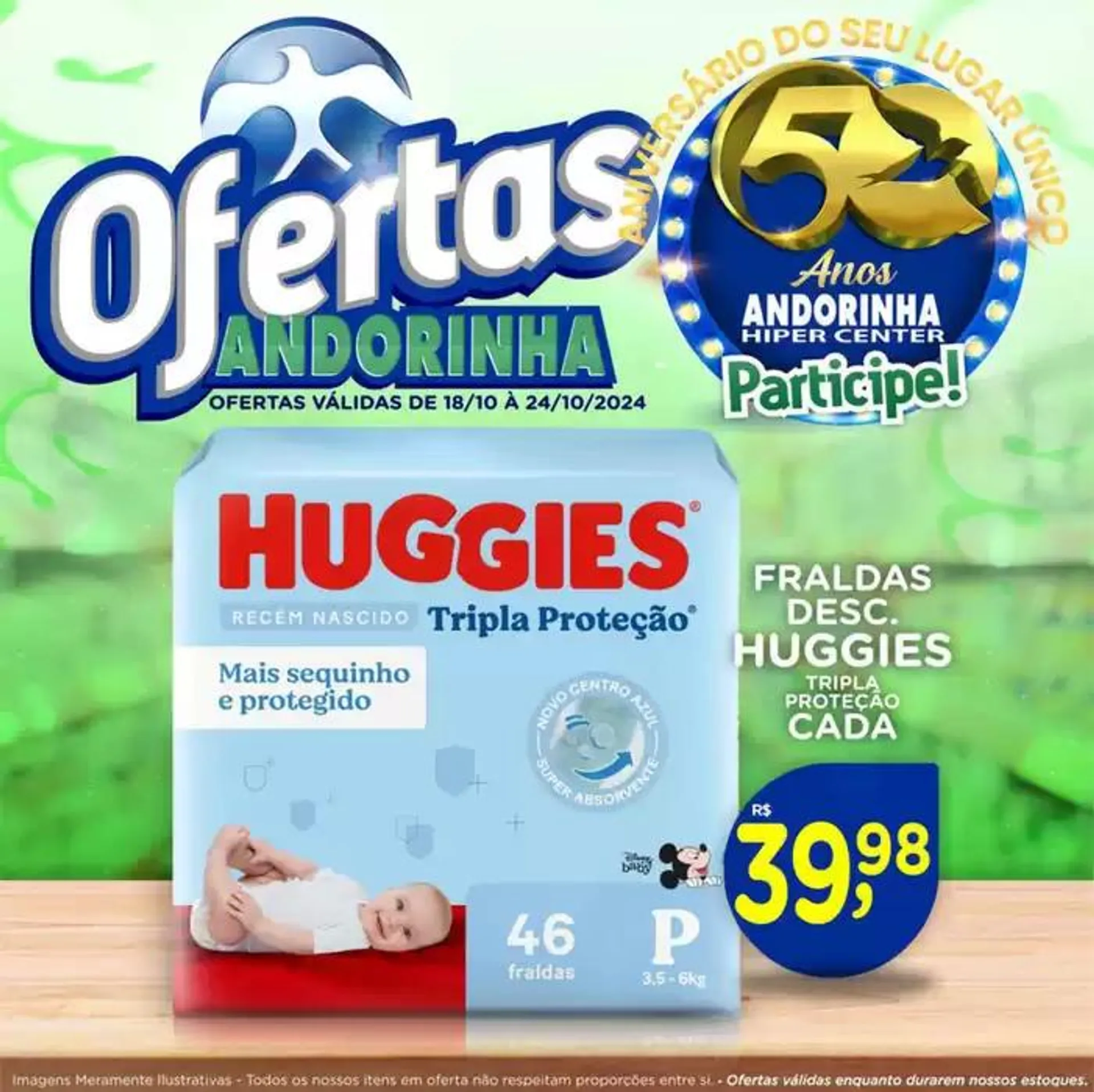 Encarte de Andorinha Hipermercado OFERTAS 18 de outubro até 24 de outubro 2024 - Pagina 44