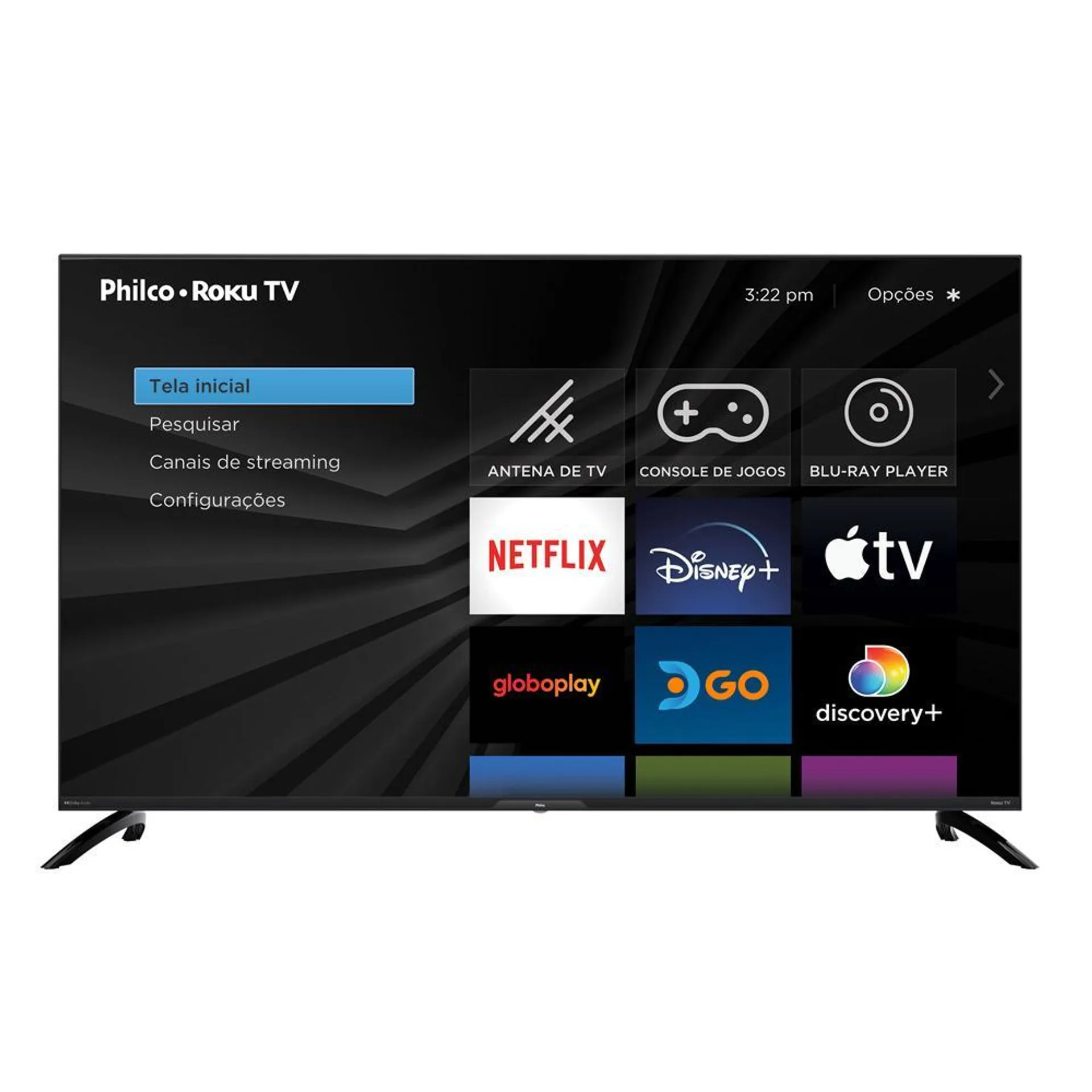 Smart Tv Led 50" 4K Roku Philco PTV50G7ER2CPBL Bivolt