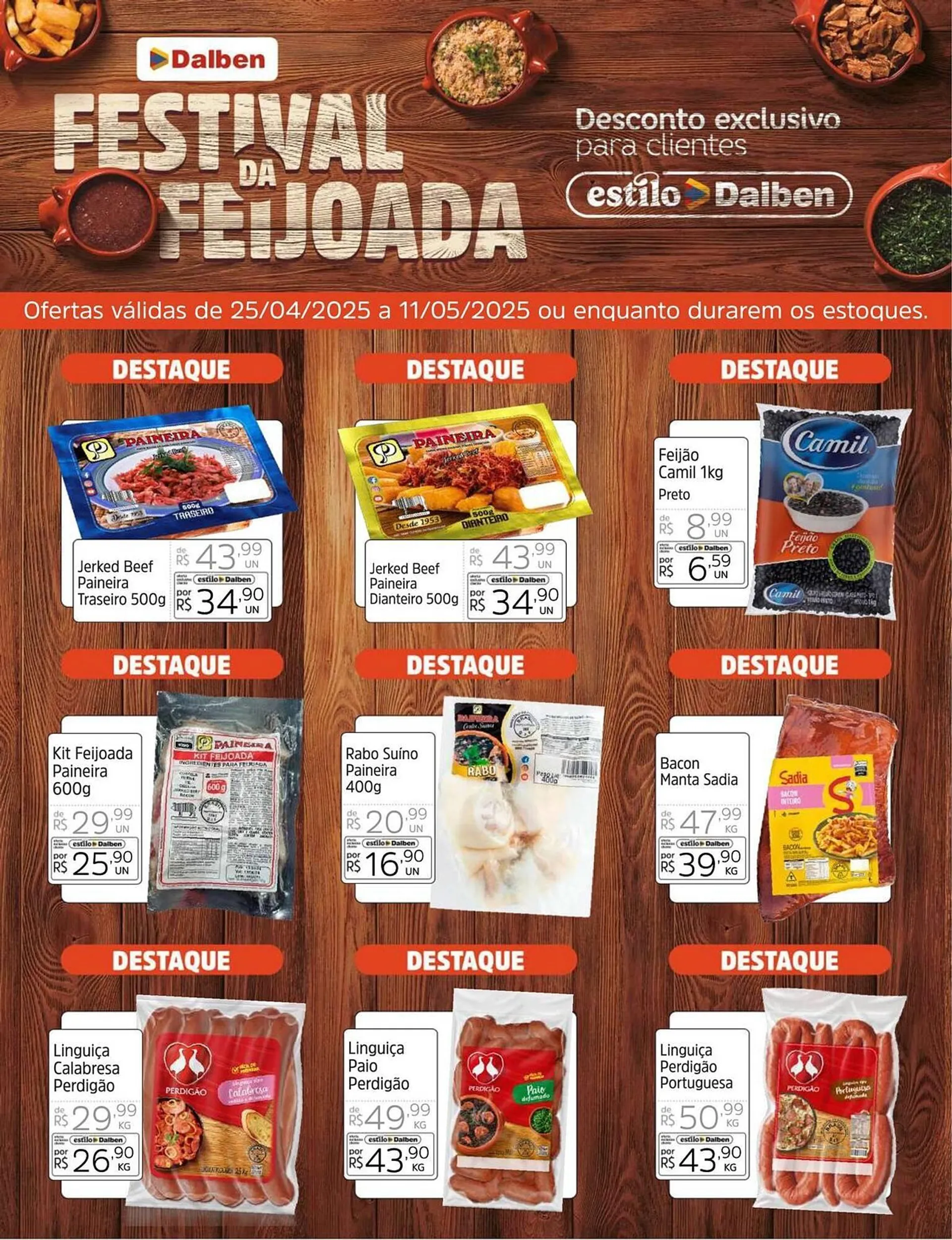 Encarte de Catálogo Supermercado Dalben 25 de abril até 11 de maio 2025 - Pagina 1