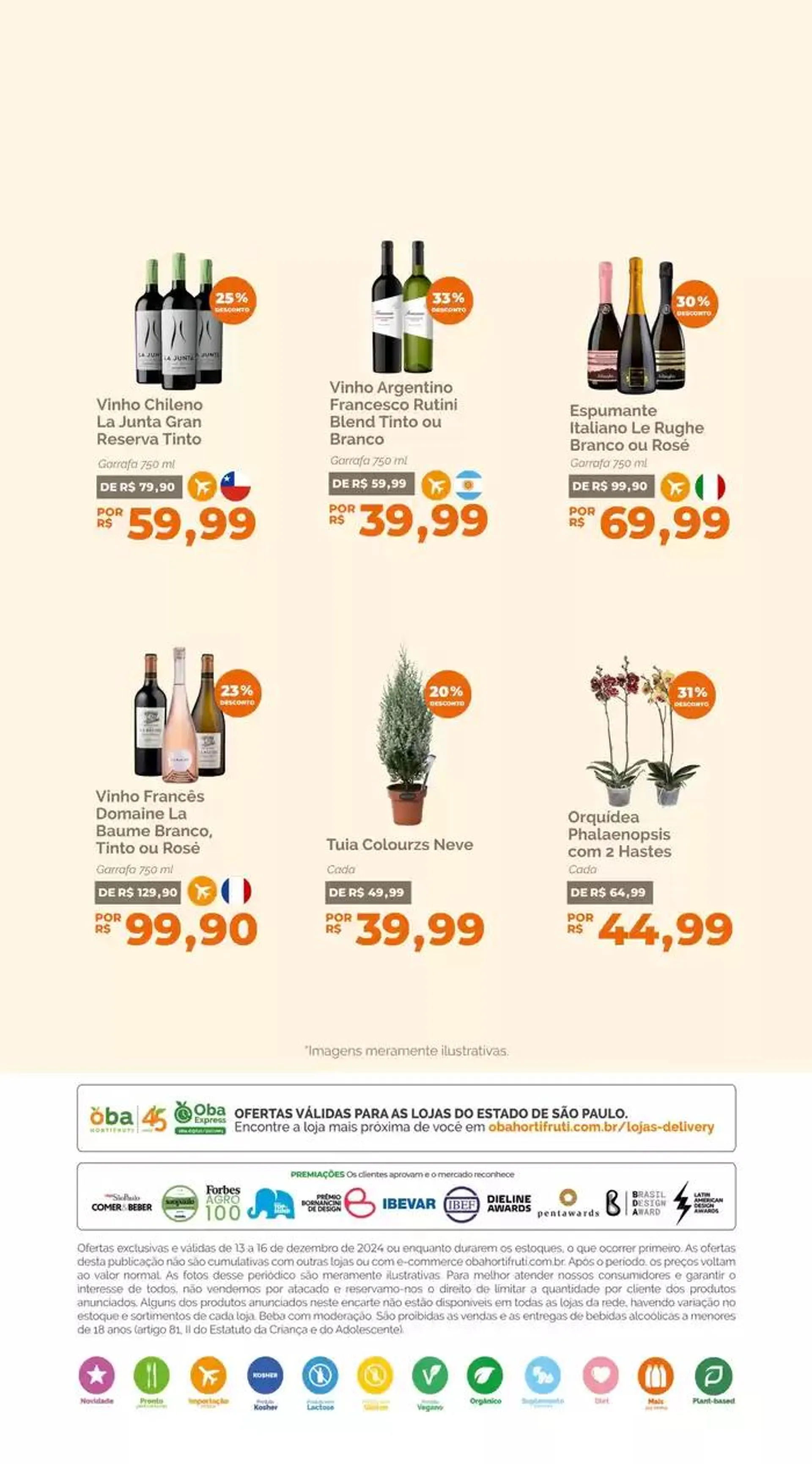 Encarte de Ofertas Oba Hortifruti 13 de dezembro até 16 de dezembro 2024 - Pagina 7