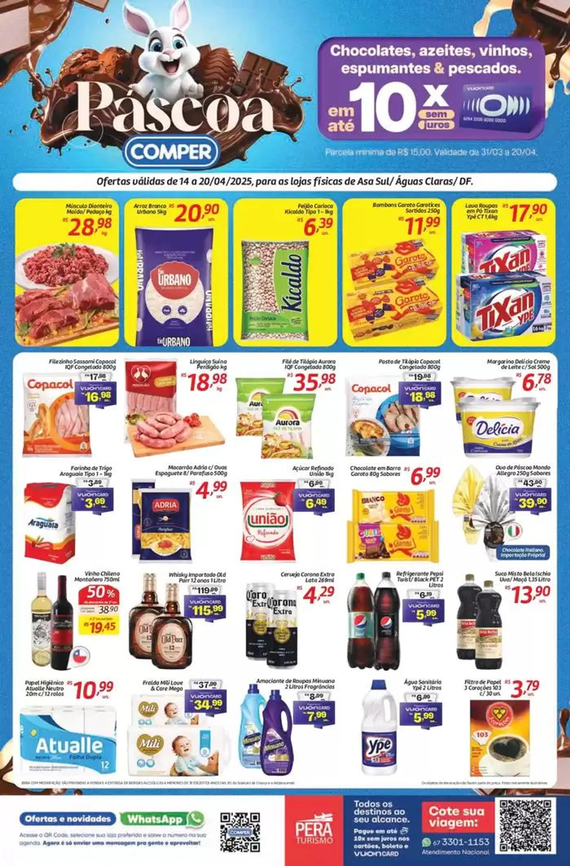 Encarte de Páscoa Comper 14 de abril até 20 de abril 2025 - Pagina 1