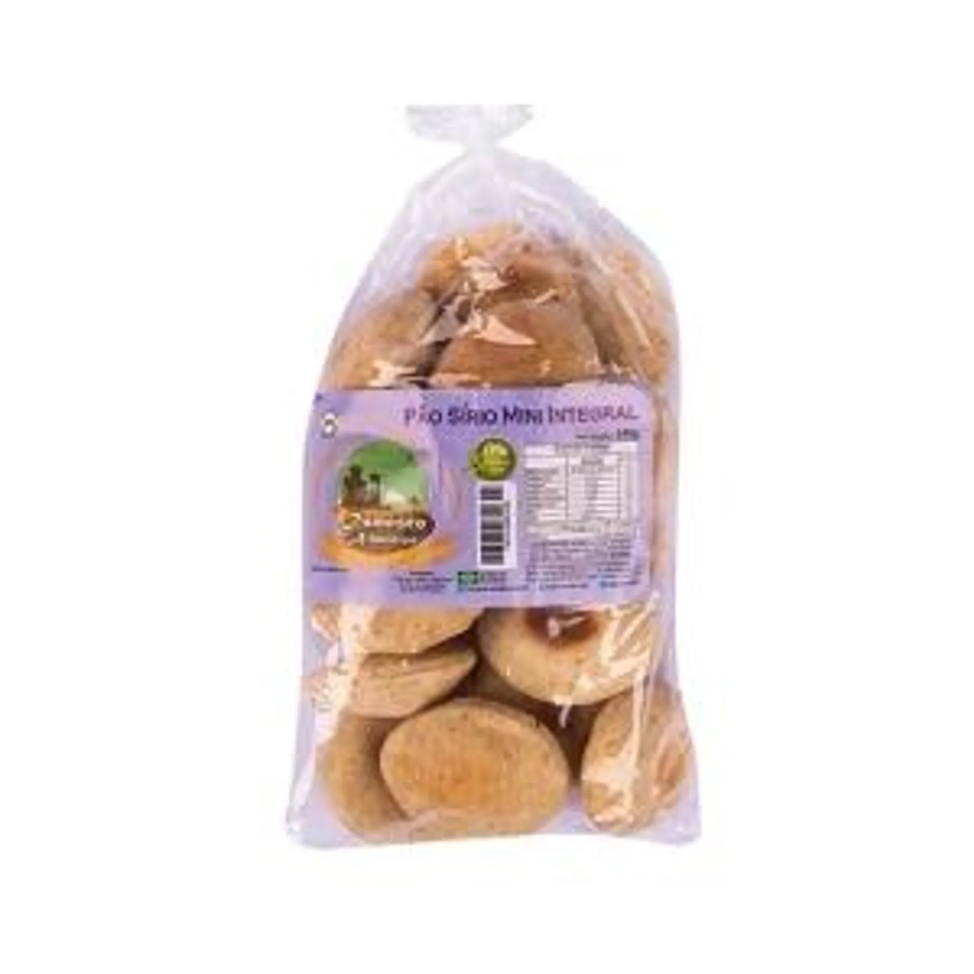 Pão Sirio Damasco Integralm Mini 140g