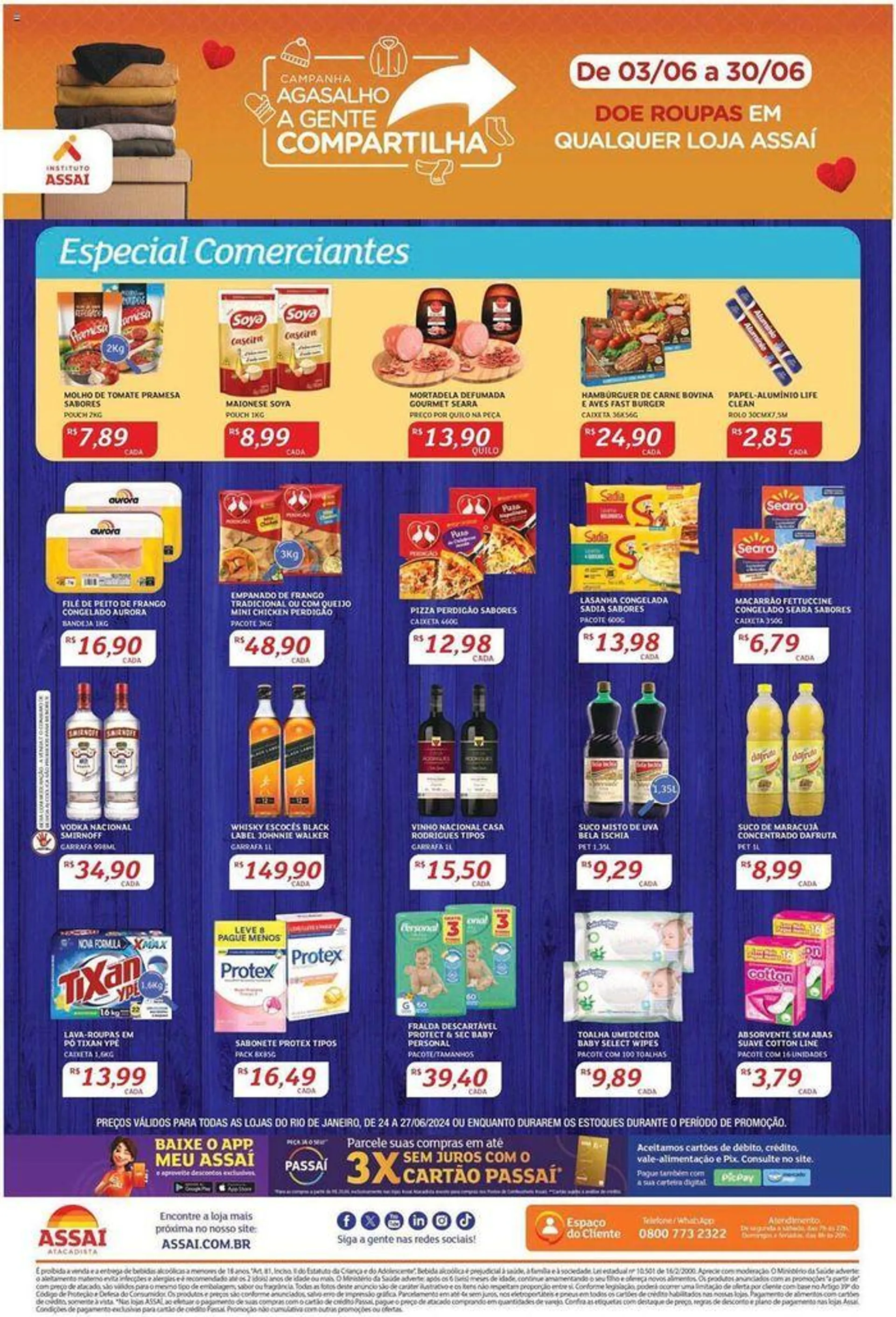 Encarte de Ofertas Assaí Atacadista 25 de junho até 27 de junho 2024 - Pagina 2