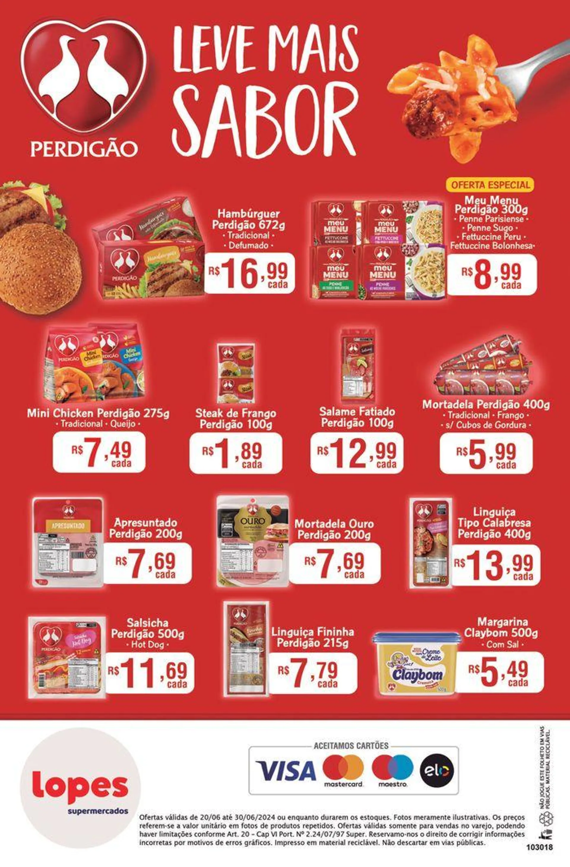 Encarte de Ofertas Lopes Supermercados 21 de junho até 30 de junho 2024 - Pagina 2