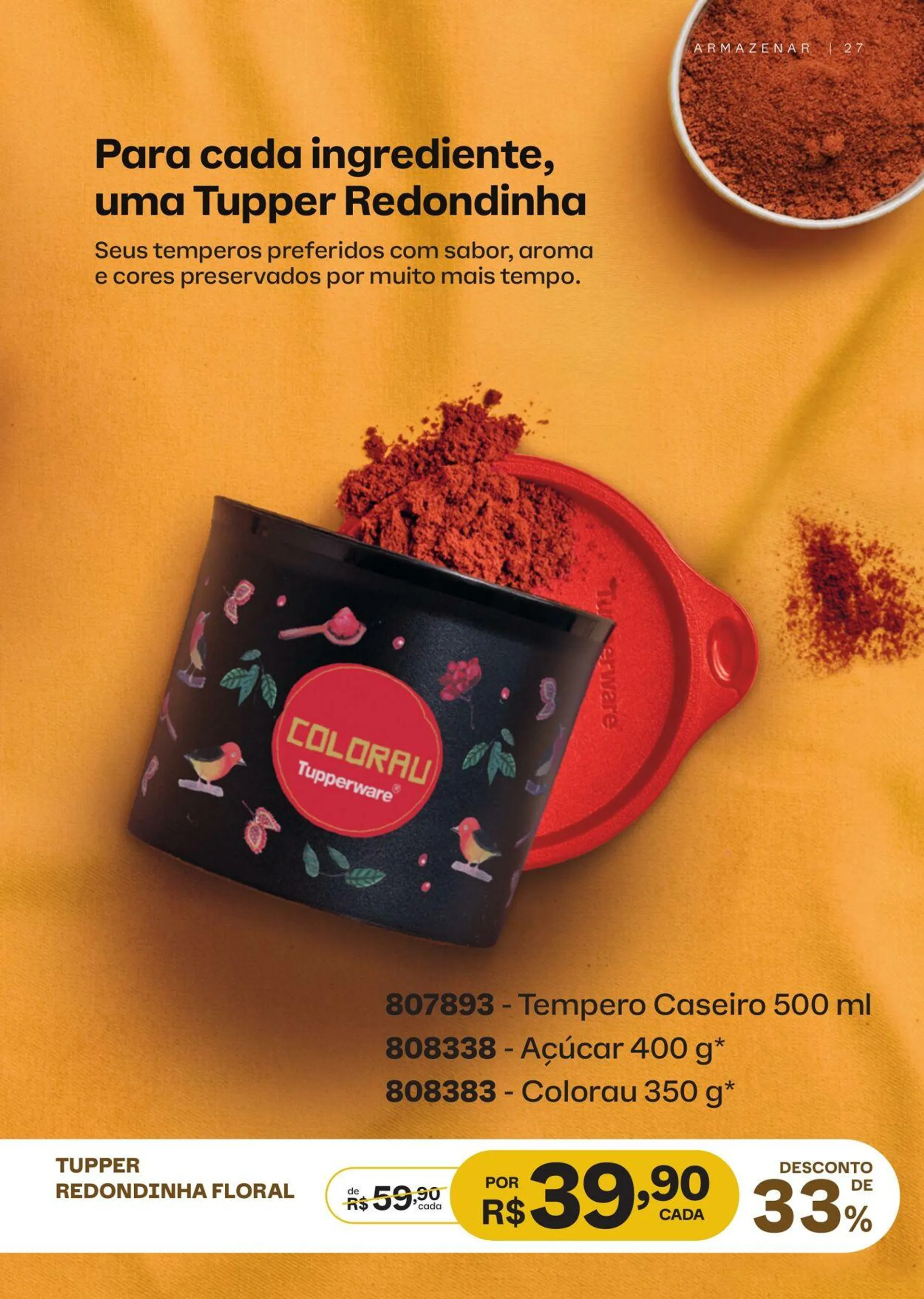 Encarte de Tupperware 1 de abril até 30 de abril 2025 - Pagina 27