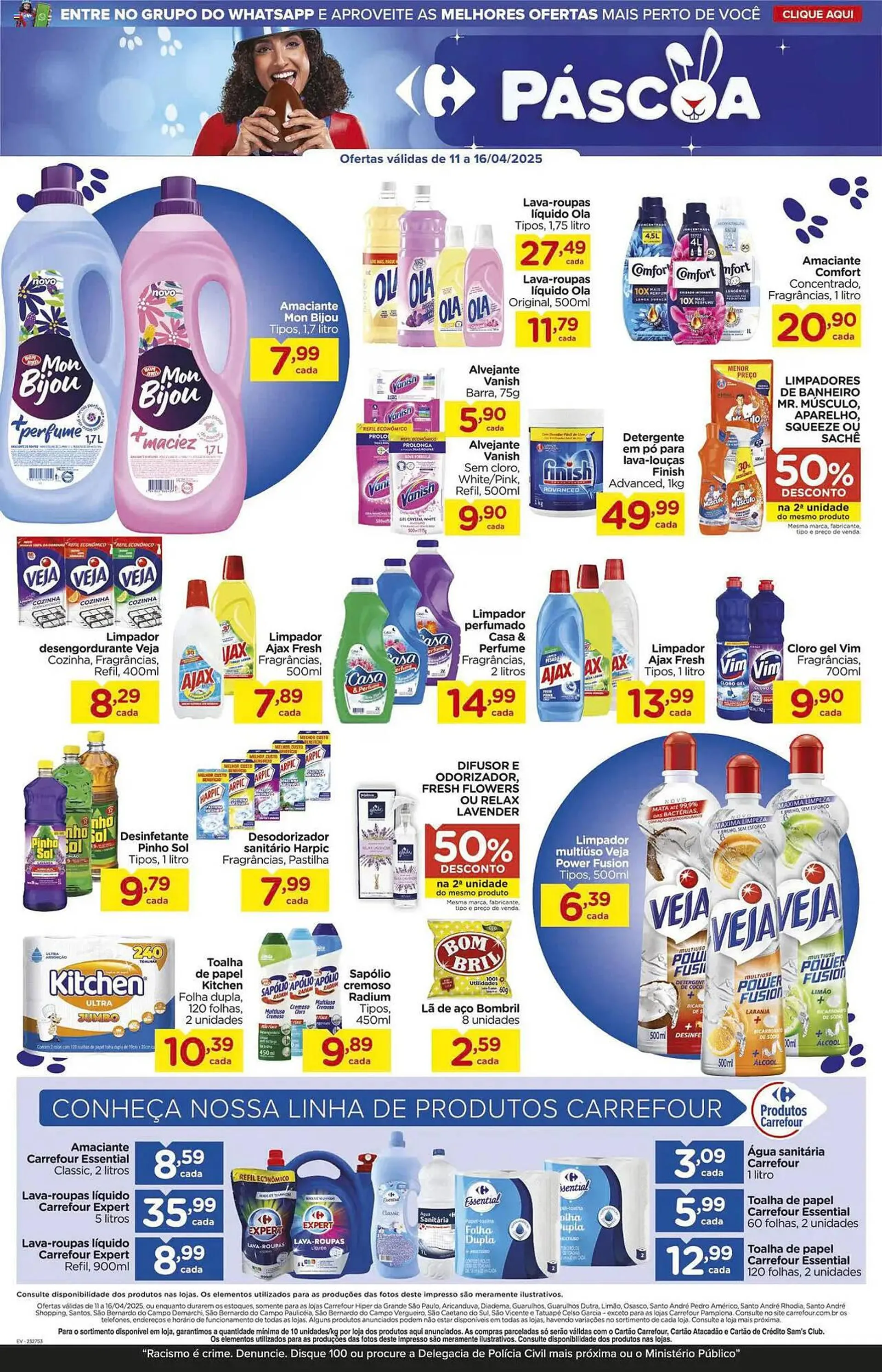 Encarte de Catálogo Carrefour 11 de abril até 16 de abril 2025 - Pagina 12