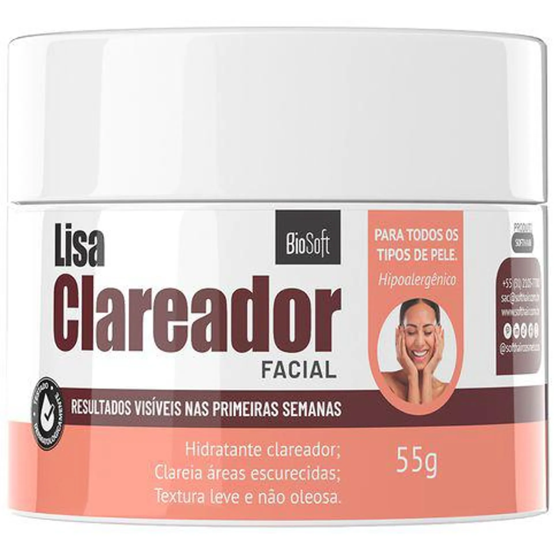 Llisa Clareador Facial 55G