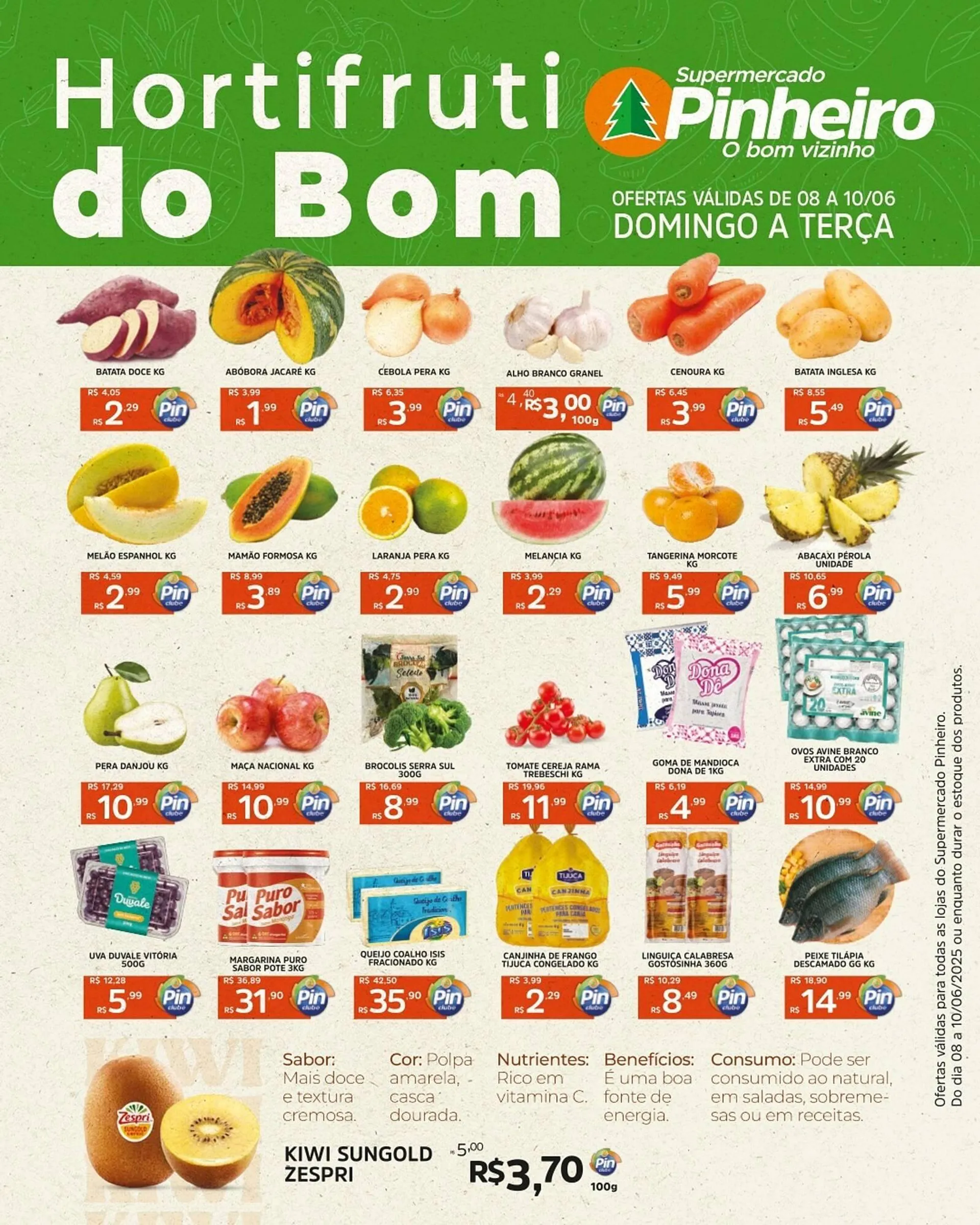 Encarte de Catálogo Pinheiro Supermercado 8 de junho até 10 de junho 2025 - Pagina 2