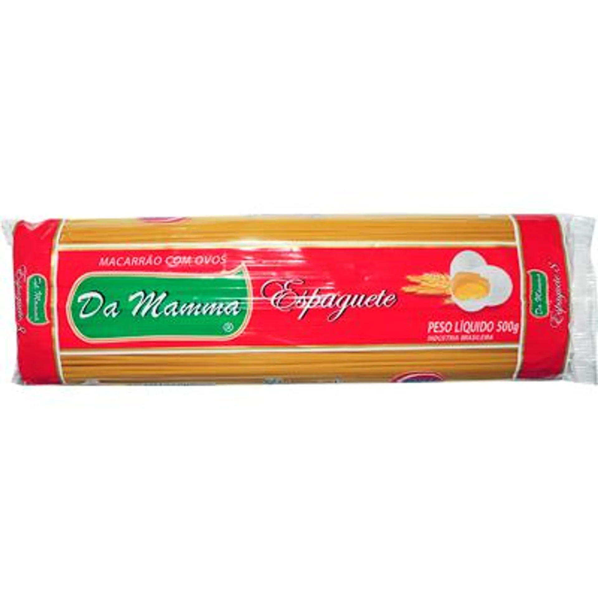 Macarrão Espaguete com Ovos nº8 pacote 500g - Da Mamma