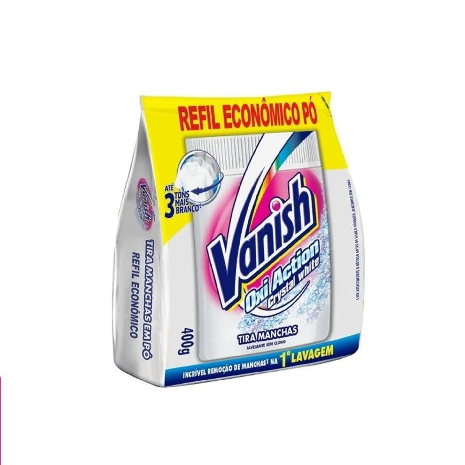 Tira-Manchas Vanish Em Pó Crystal White Sem Cloro 400g
