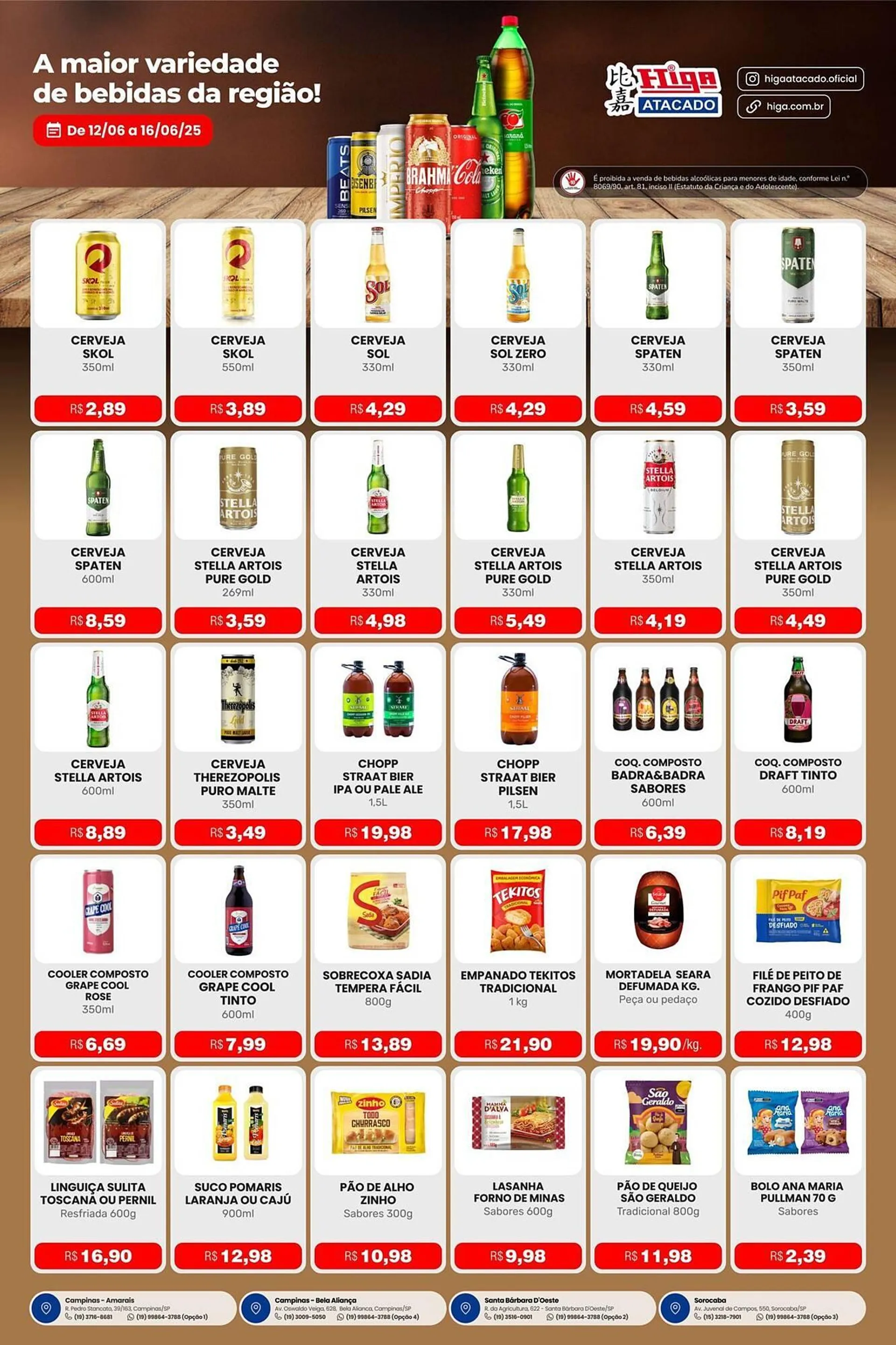 Encarte de Catálogo Higa Atacado 12 de junho até 16 de junho 2025 - Pagina 3