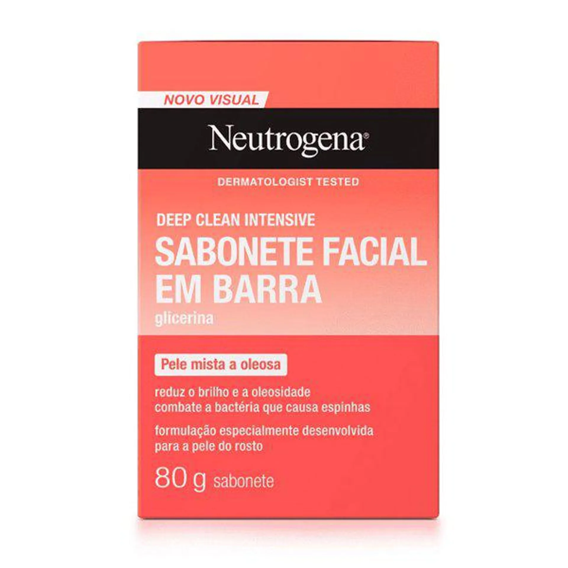 Sabonete Facial Neutrogena Deep Clean 80g