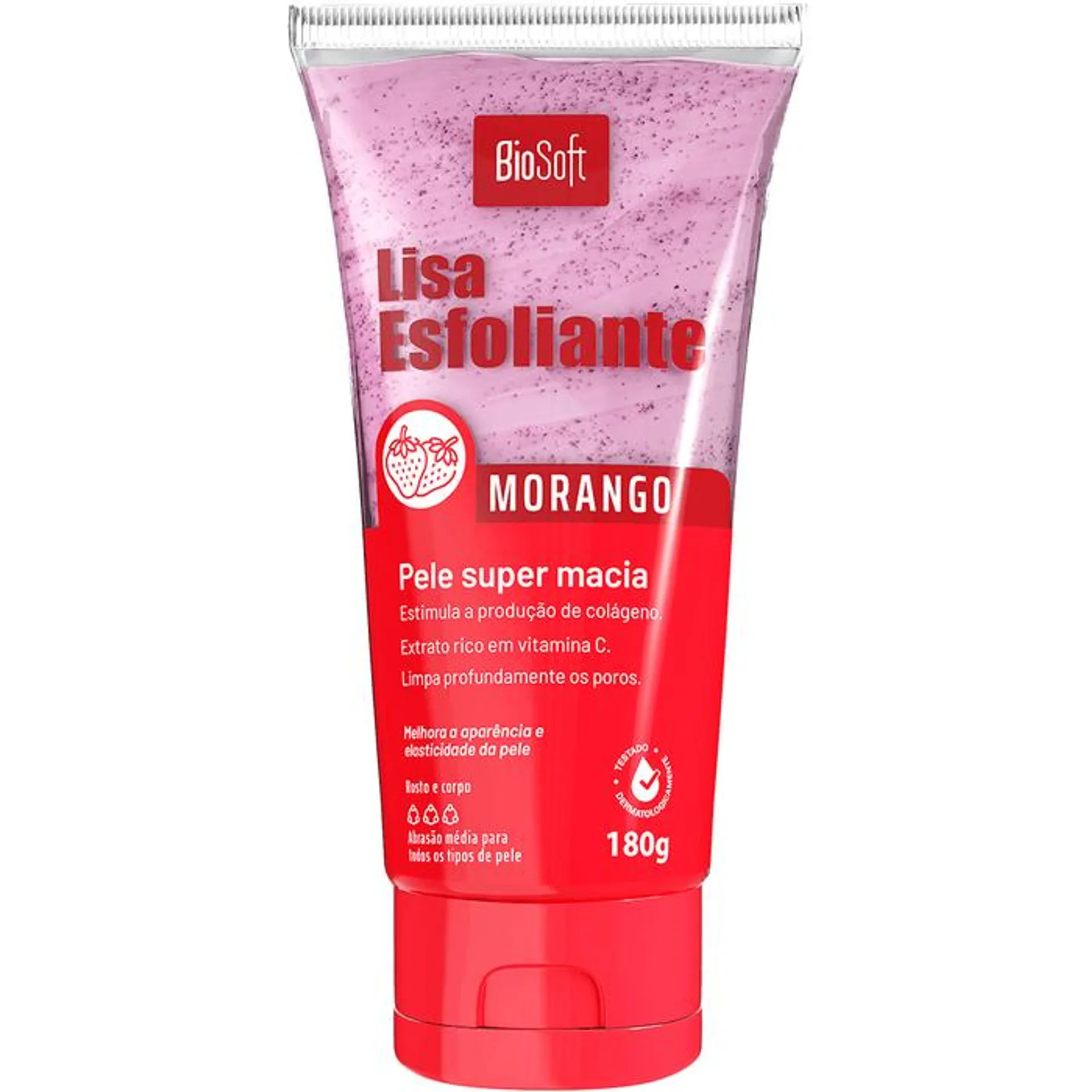 Esfoliante Lisa Morango 180g