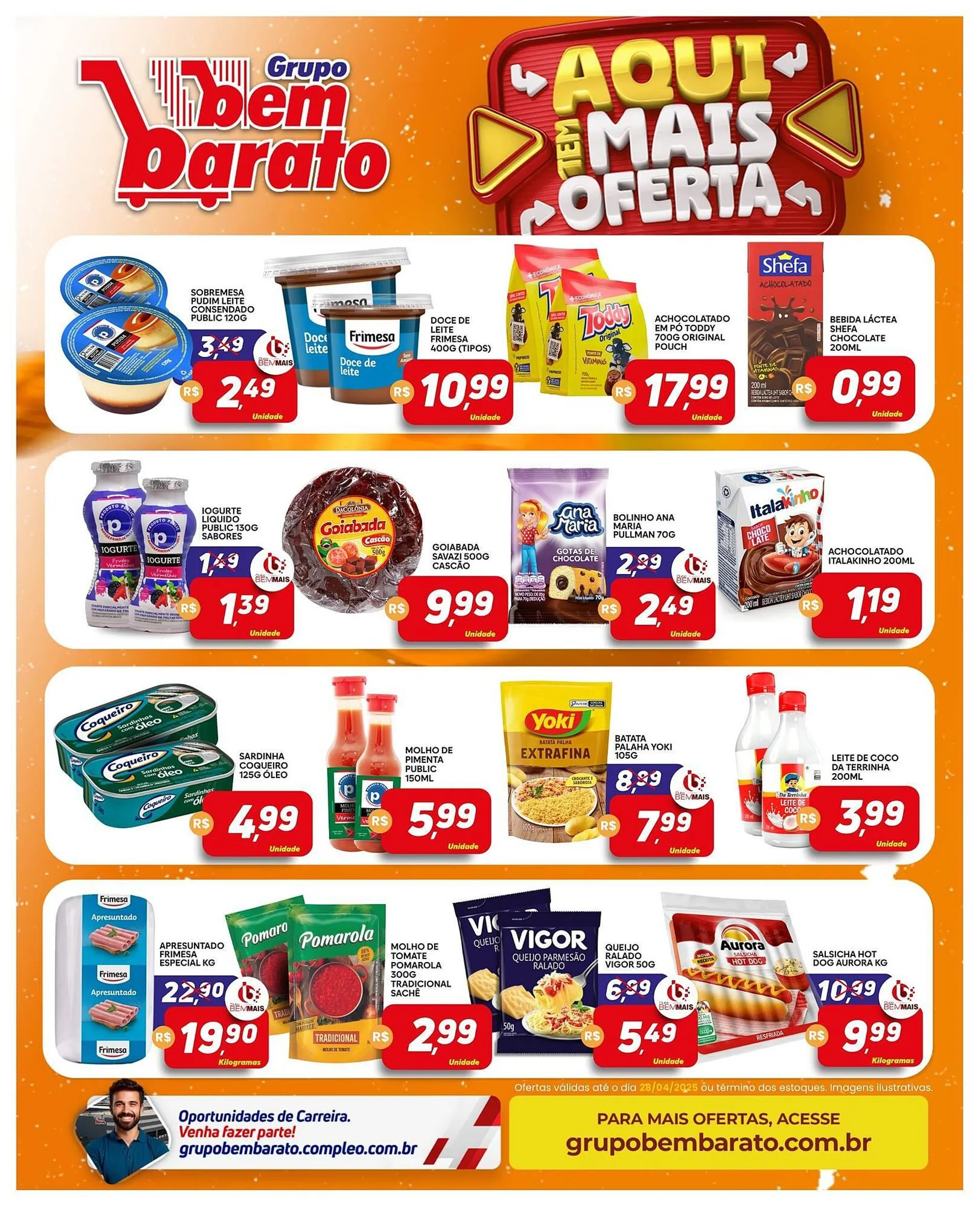 Encarte de Catálogo Supermercado Bem Barato 22 de abril até 28 de abril 2025 - Pagina 3