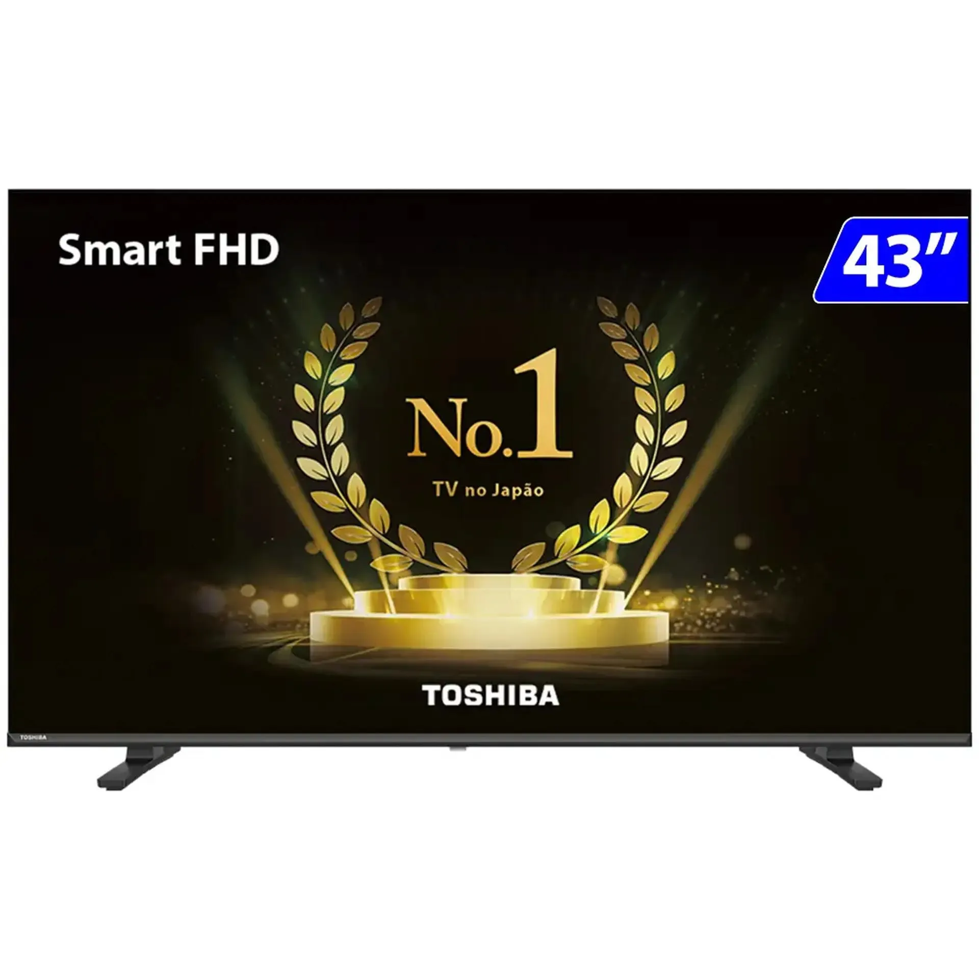 Smart TV Toshiba DLED 43" Full HD Wi-Fi VIDAA Dolby Áudio TB017M