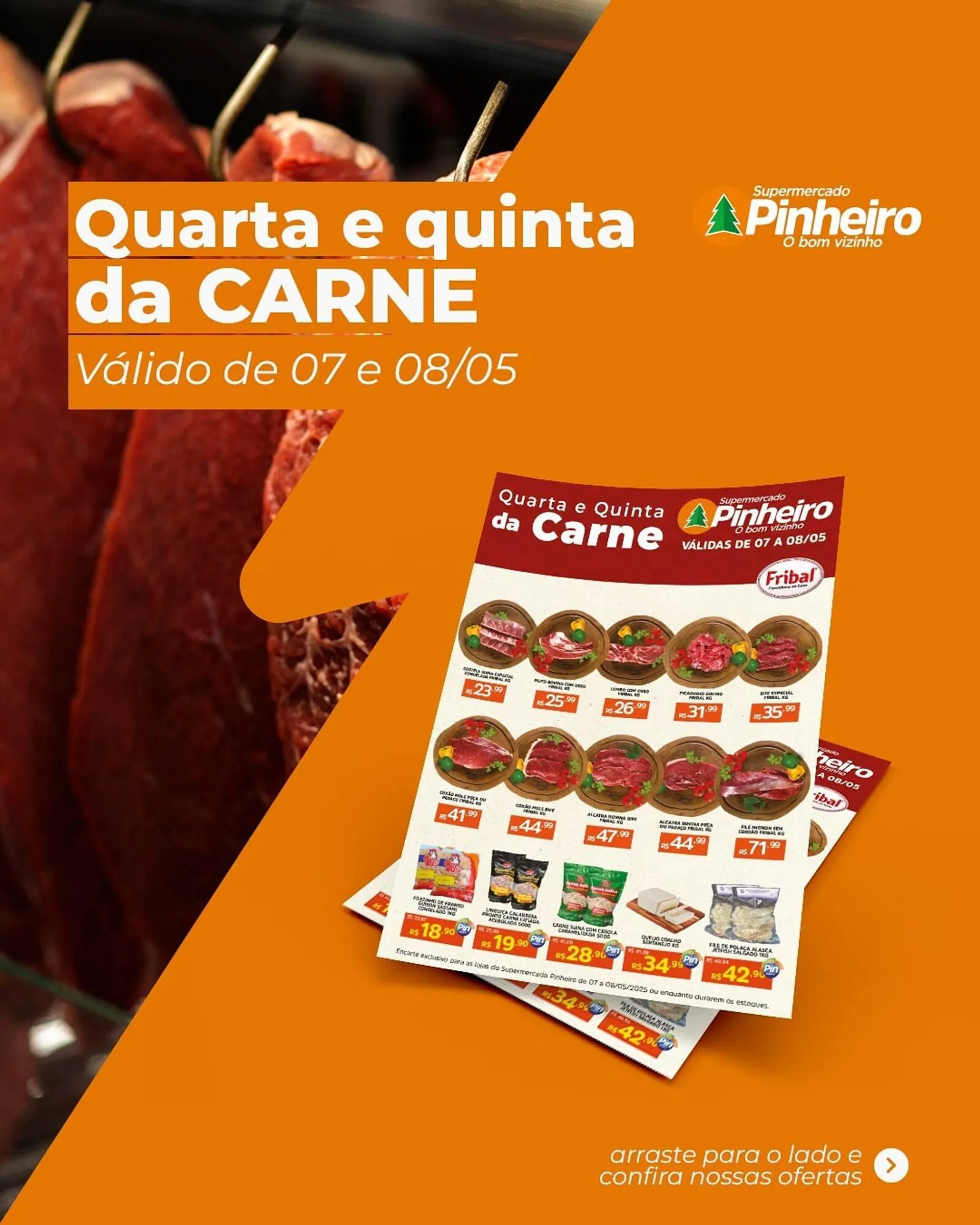 Encarte de Catálogo Pinheiro Supermercado 6 de maio até 8 de maio 2025 - Pagina 1