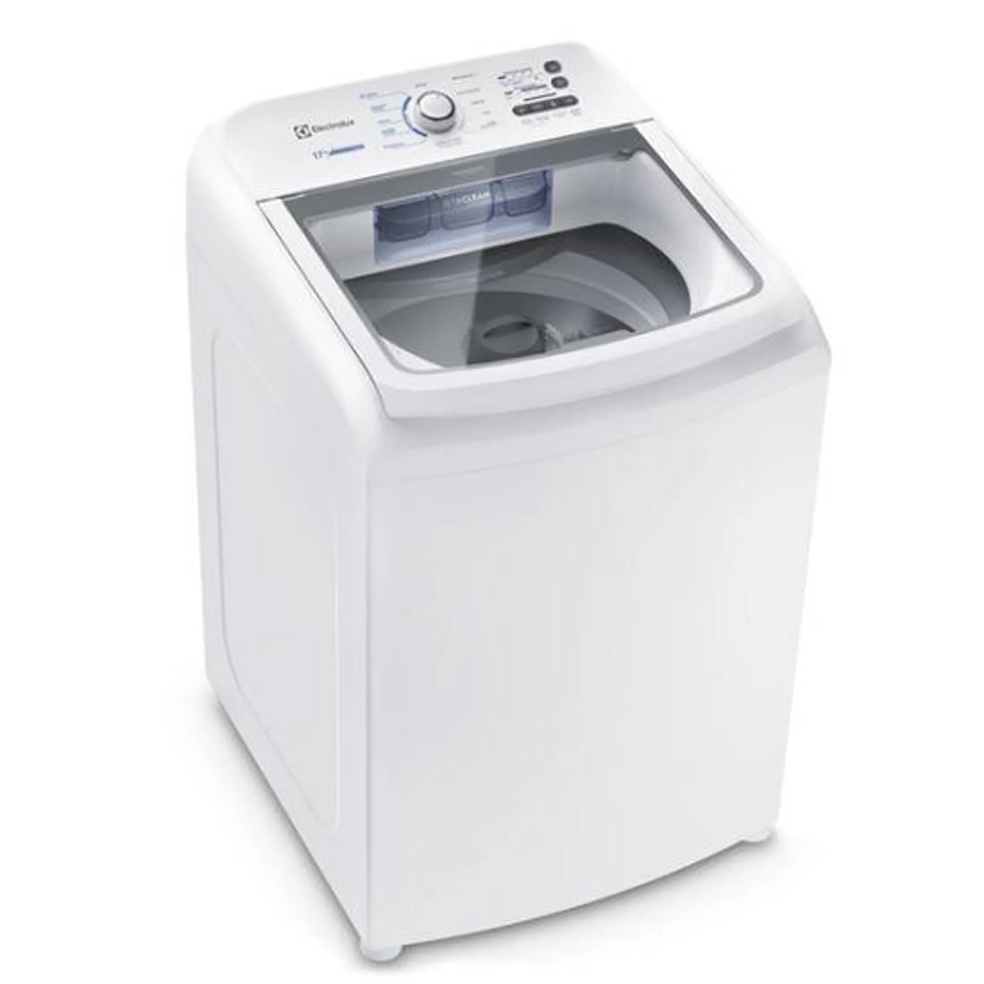 Lavadora de Roupas Electrolux LED17 Essential Care - Cesto Inox, 17 Kg - Branco