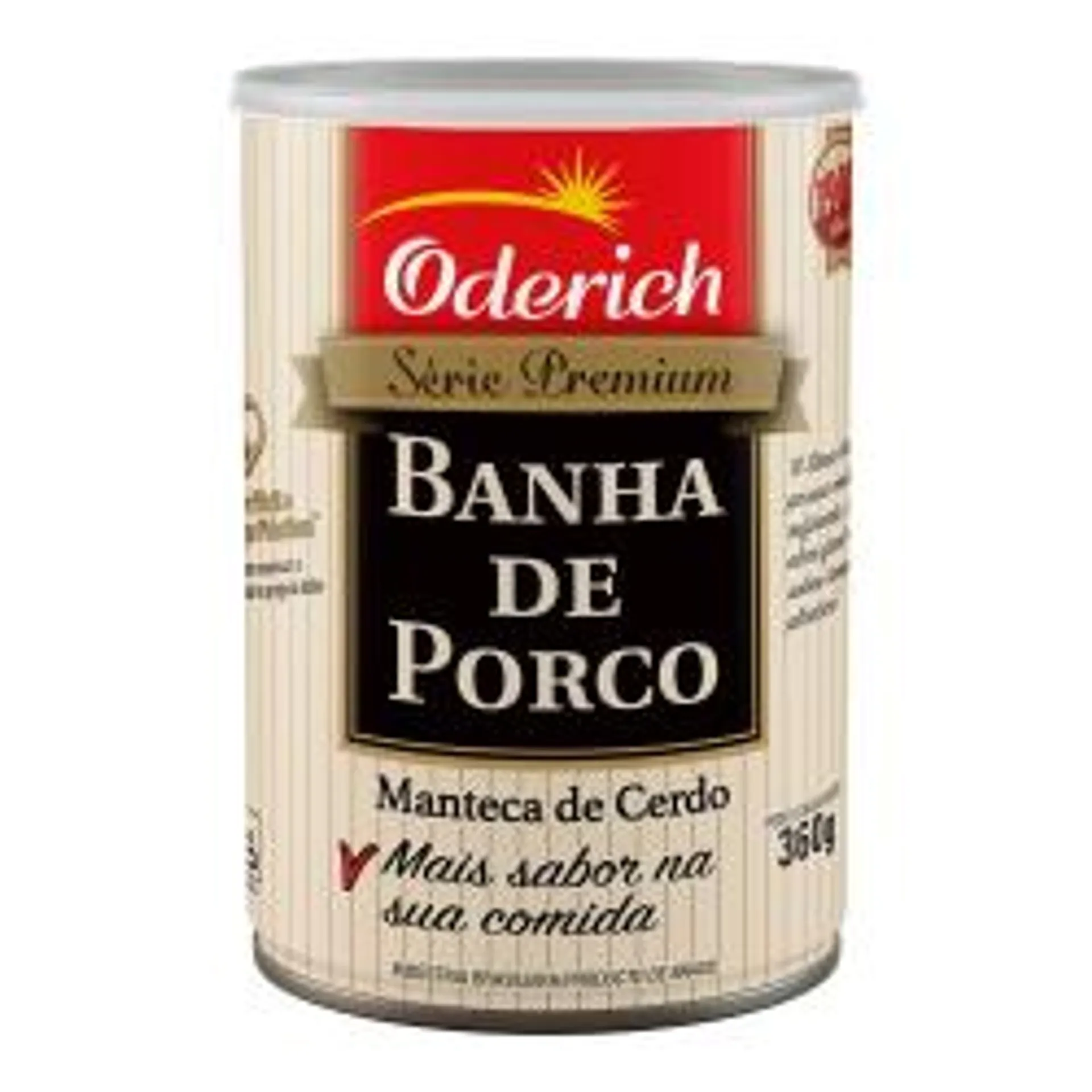 Banha De Porco Oderich 360g