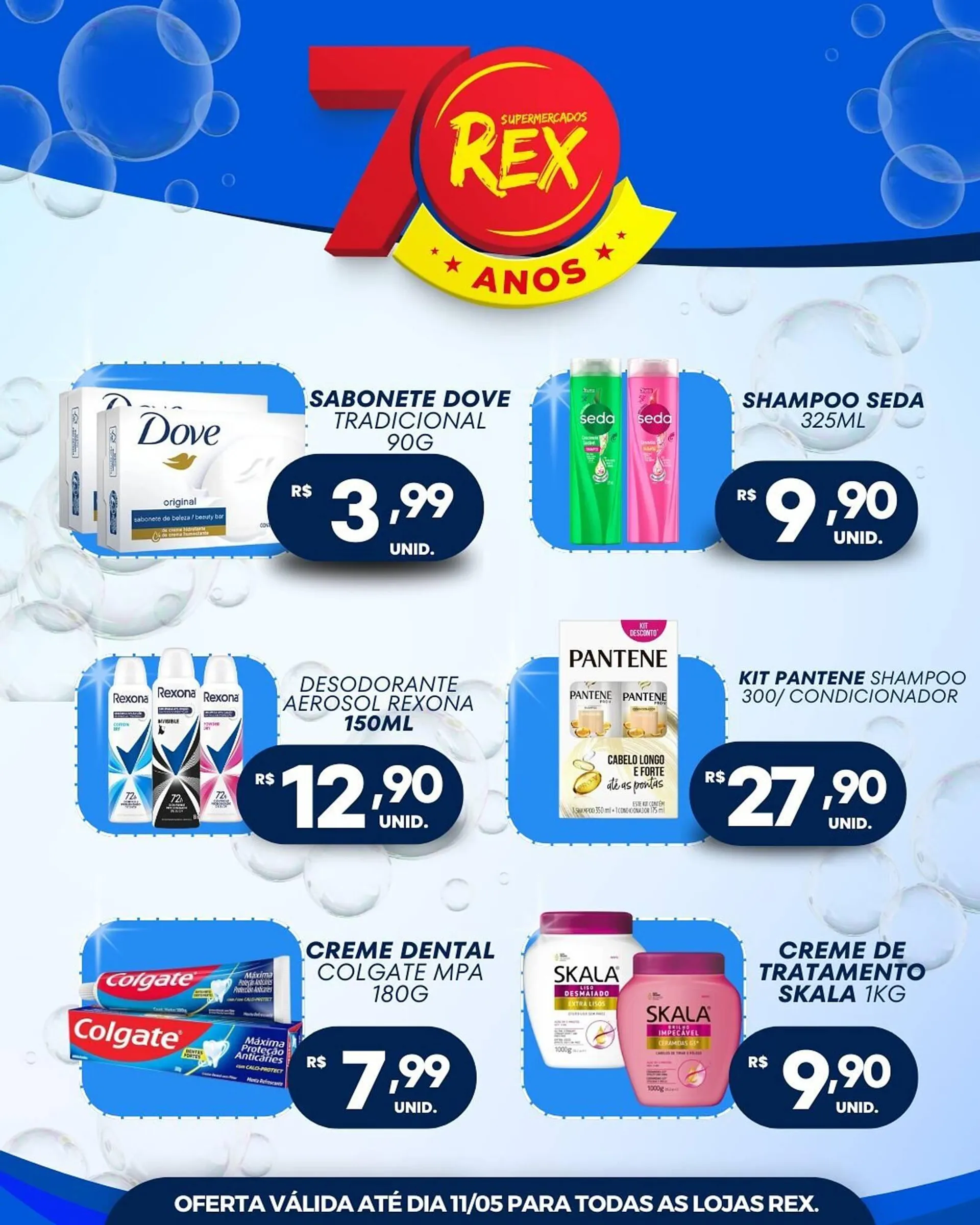 Encarte de Catálogo Supermercados Rex 3 de maio até 11 de maio 2025 - Pagina 1