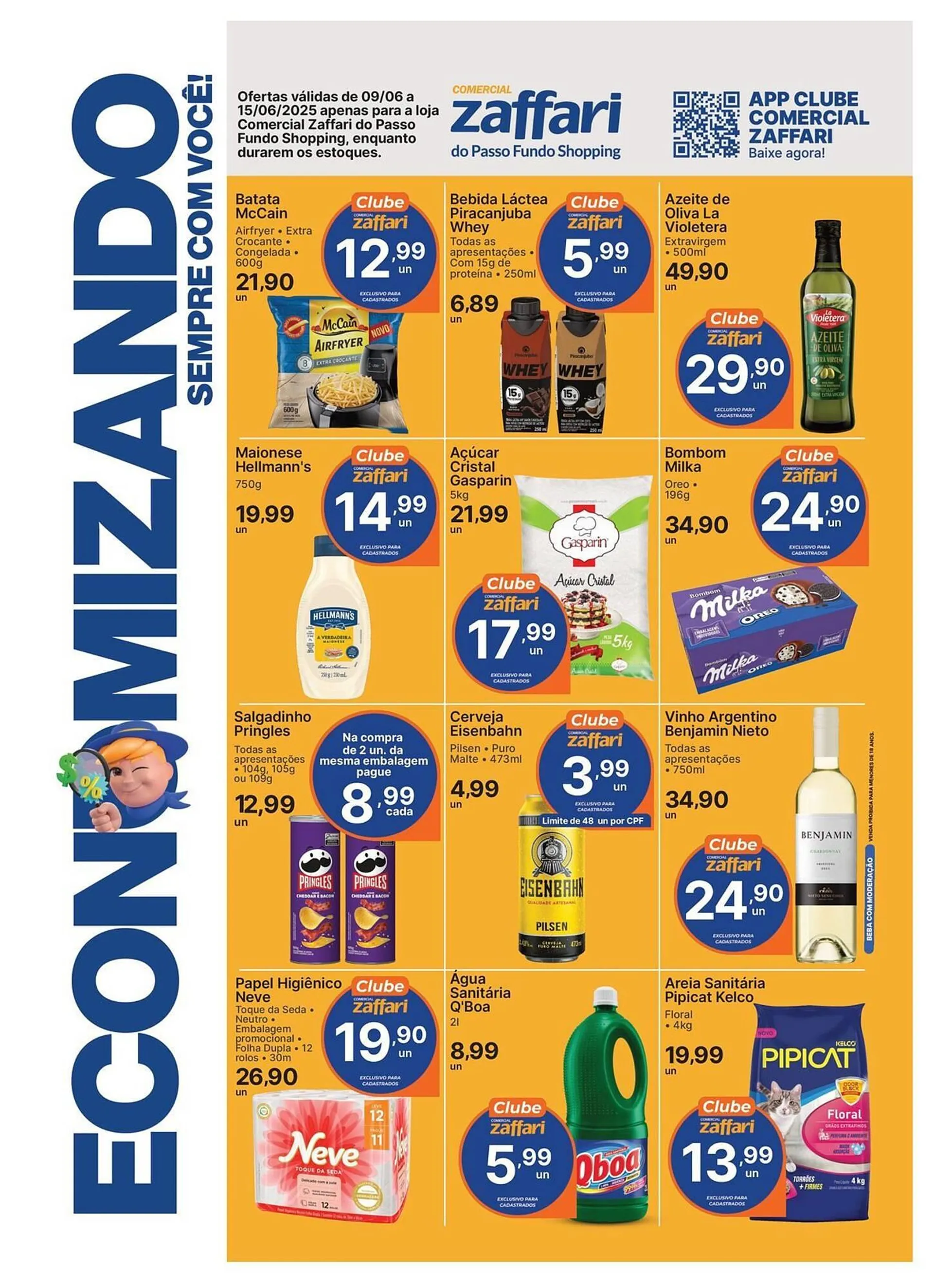 Encarte de Catálogo Comercial Zaffari 9 de junho até 15 de junho 2025 - Pagina 1