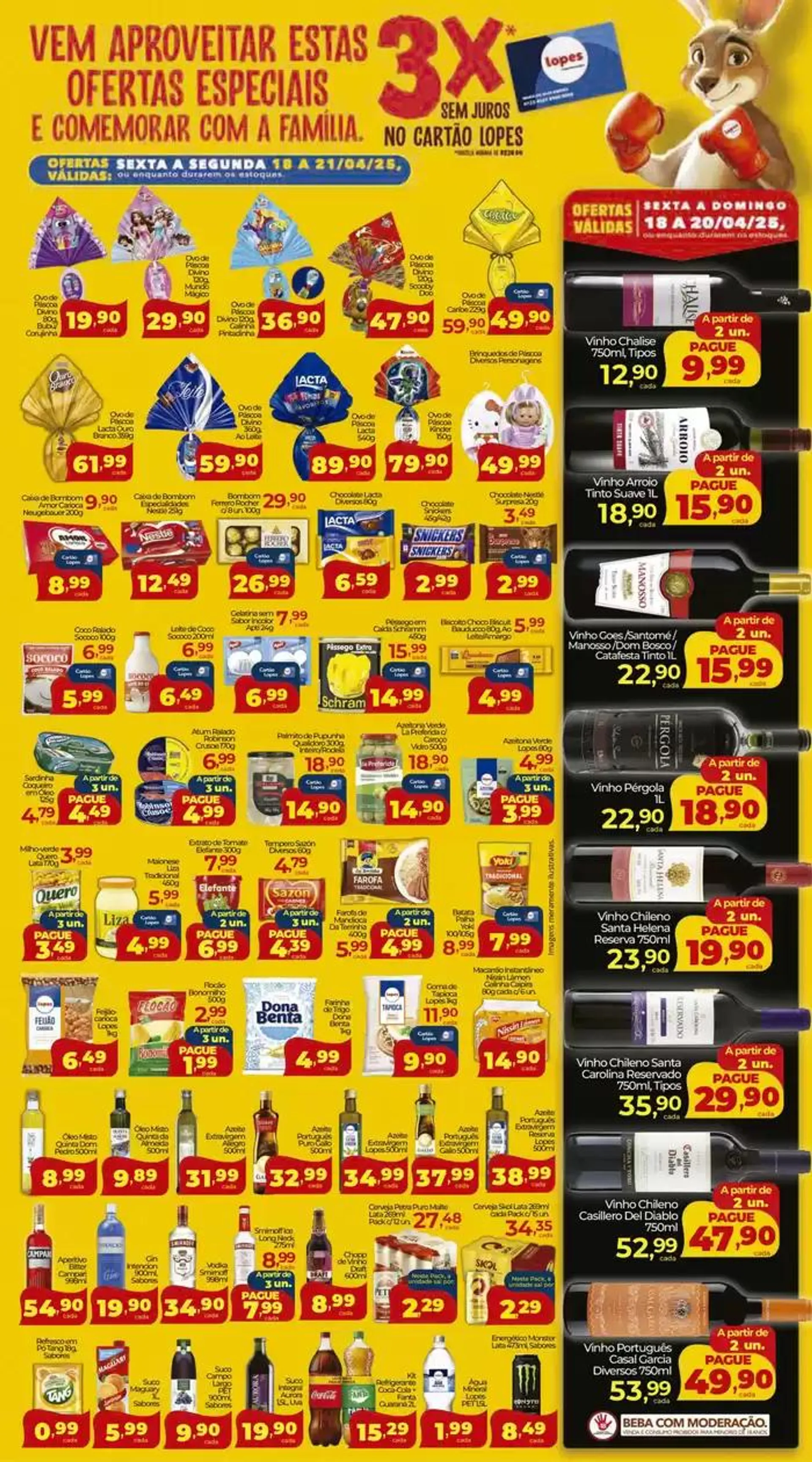 Encarte de SUPER OFERTAS REDE 18 de abril até 21 de abril 2025 - Pagina 3