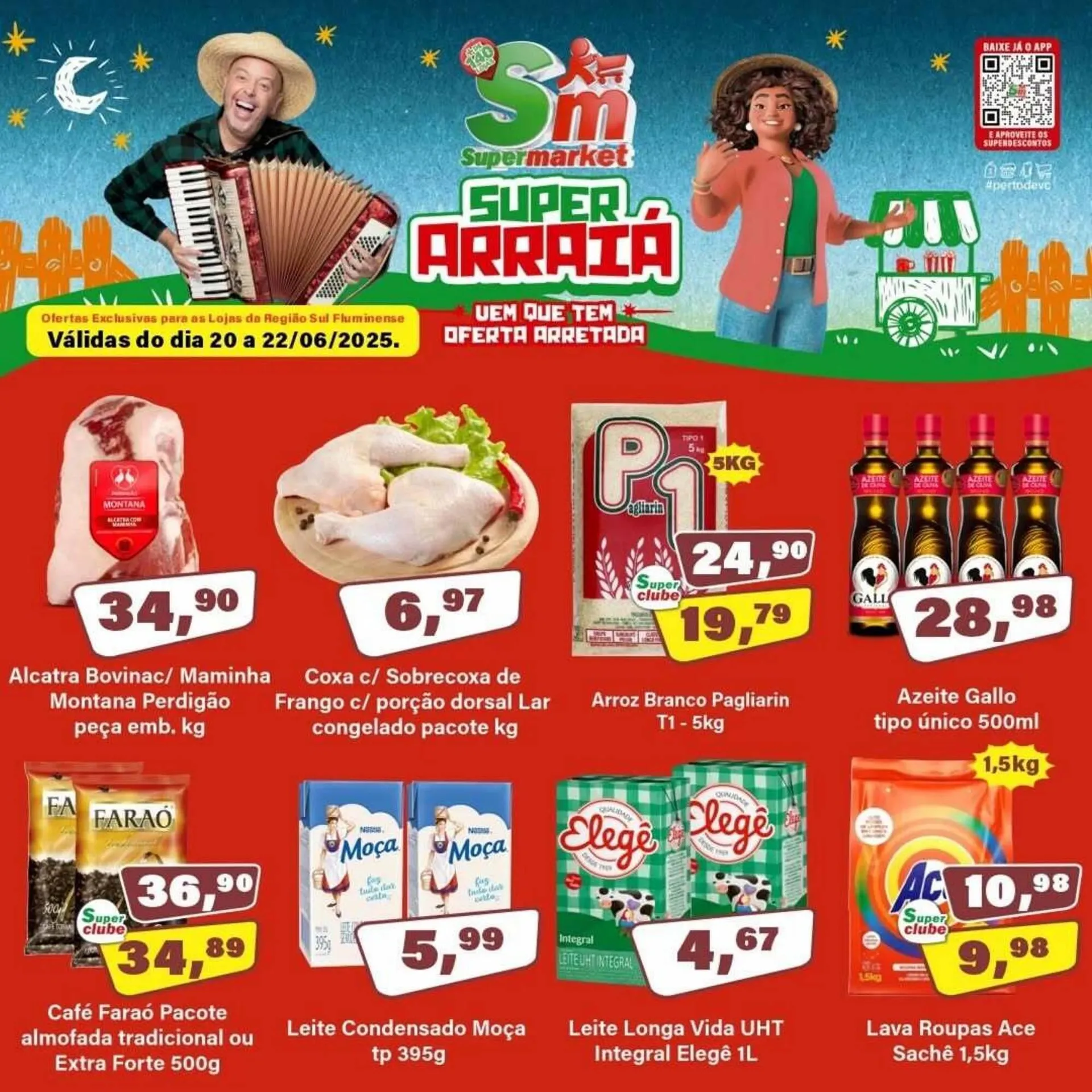 Encarte de Catálogo Floresta Supermercados 20 de junho até 22 de junho 2025 - Pagina 1