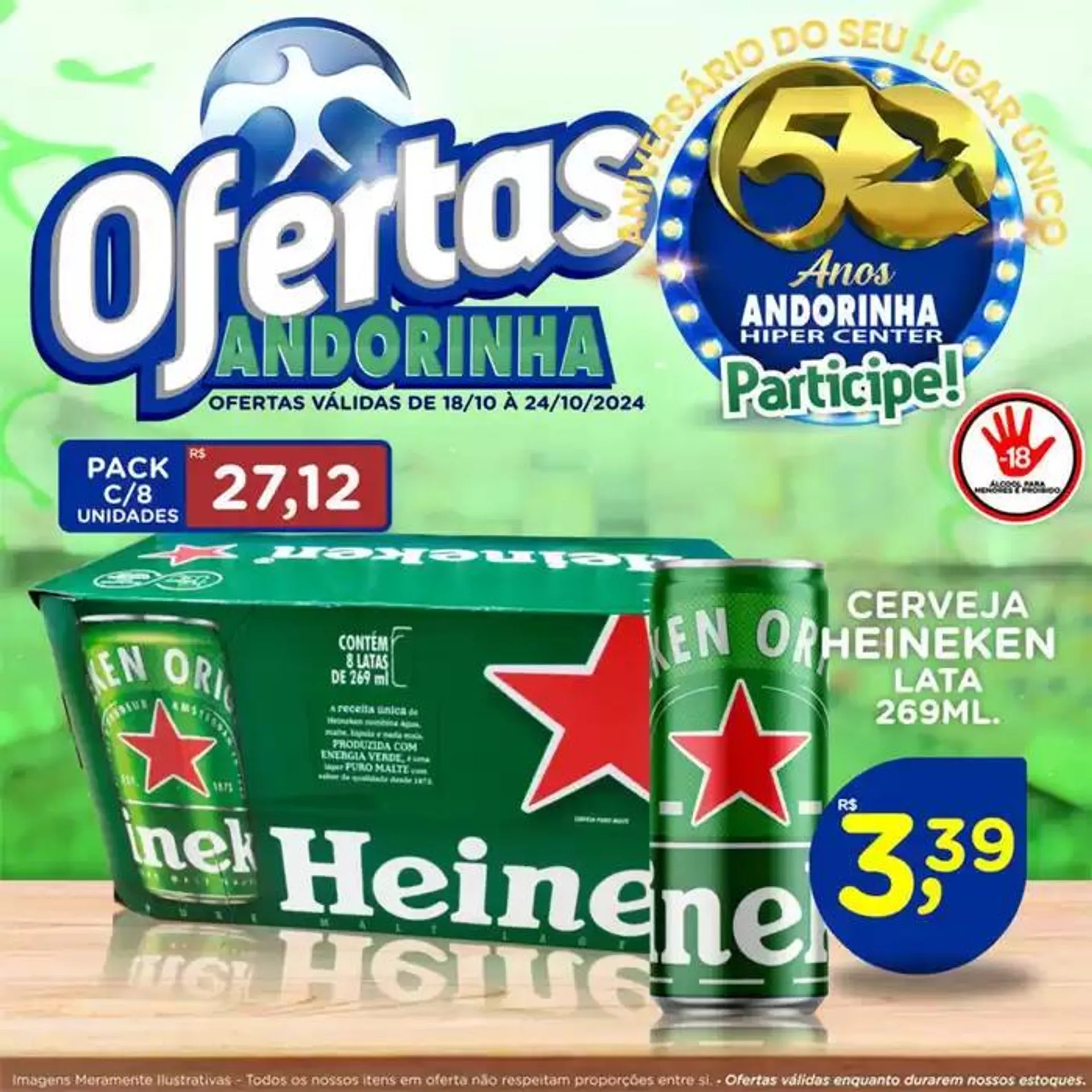 Encarte de Andorinha Hipermercado OFERTAS 18 de outubro até 24 de outubro 2024 - Pagina 17