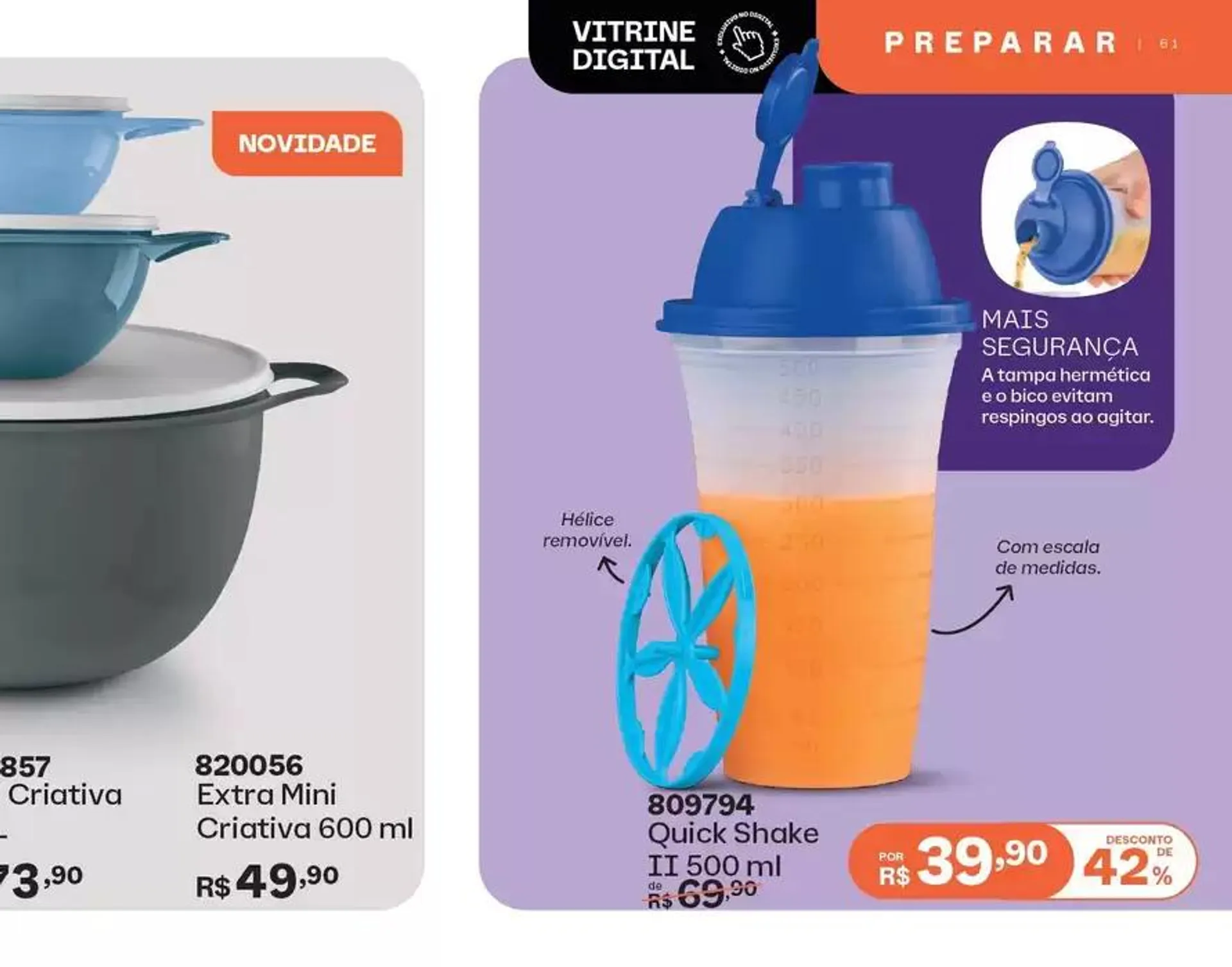 Encarte de Catálogo Tupperware 11 de novembro até 12 de novembro 2024 - Pagina 58