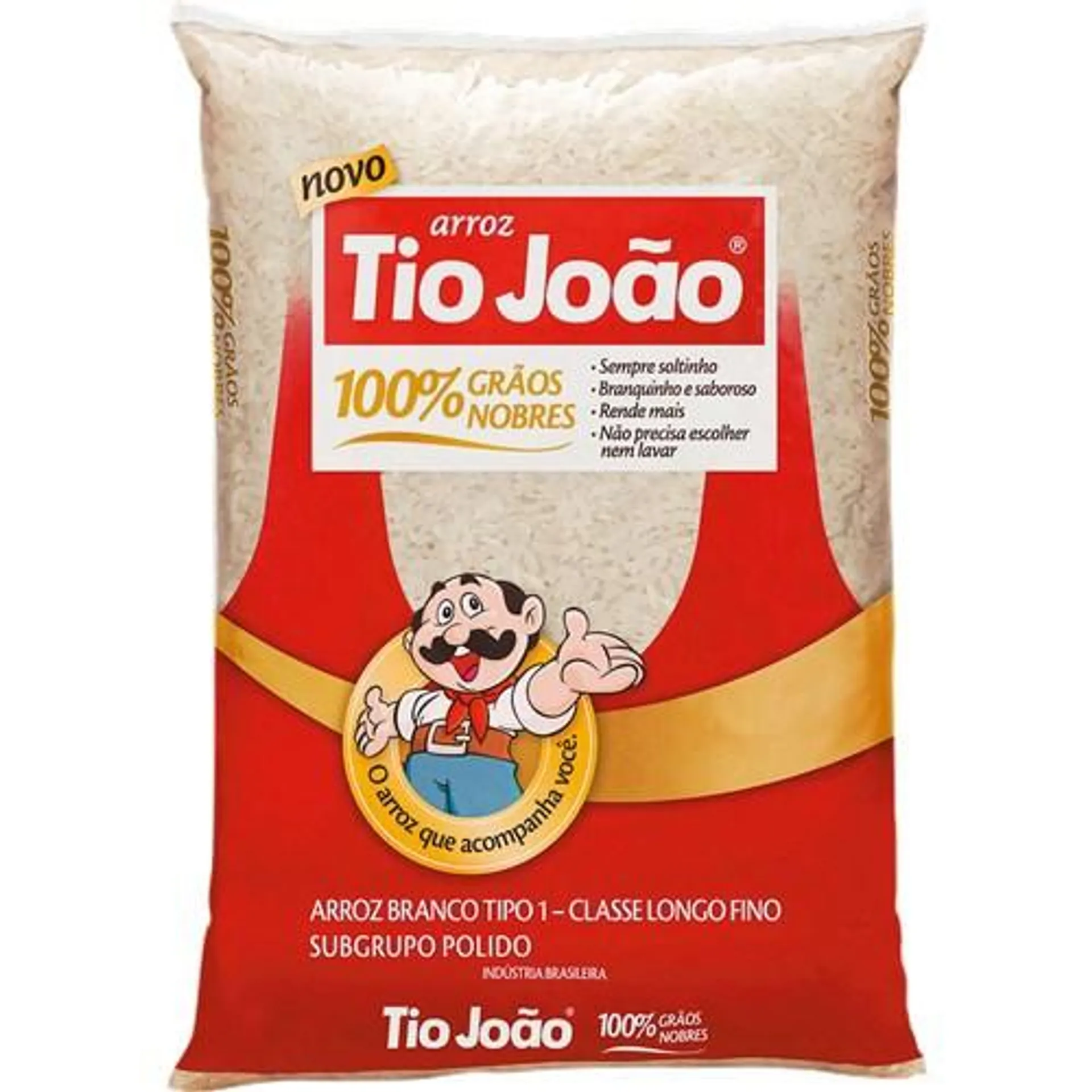 Arroz Branco Tio João 1kg