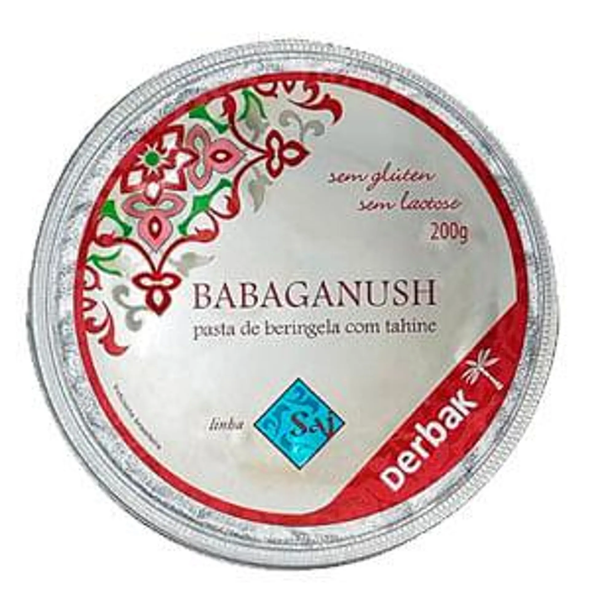 Babaganush Pasta De Berinjela Com Tahine Derbak 200 G