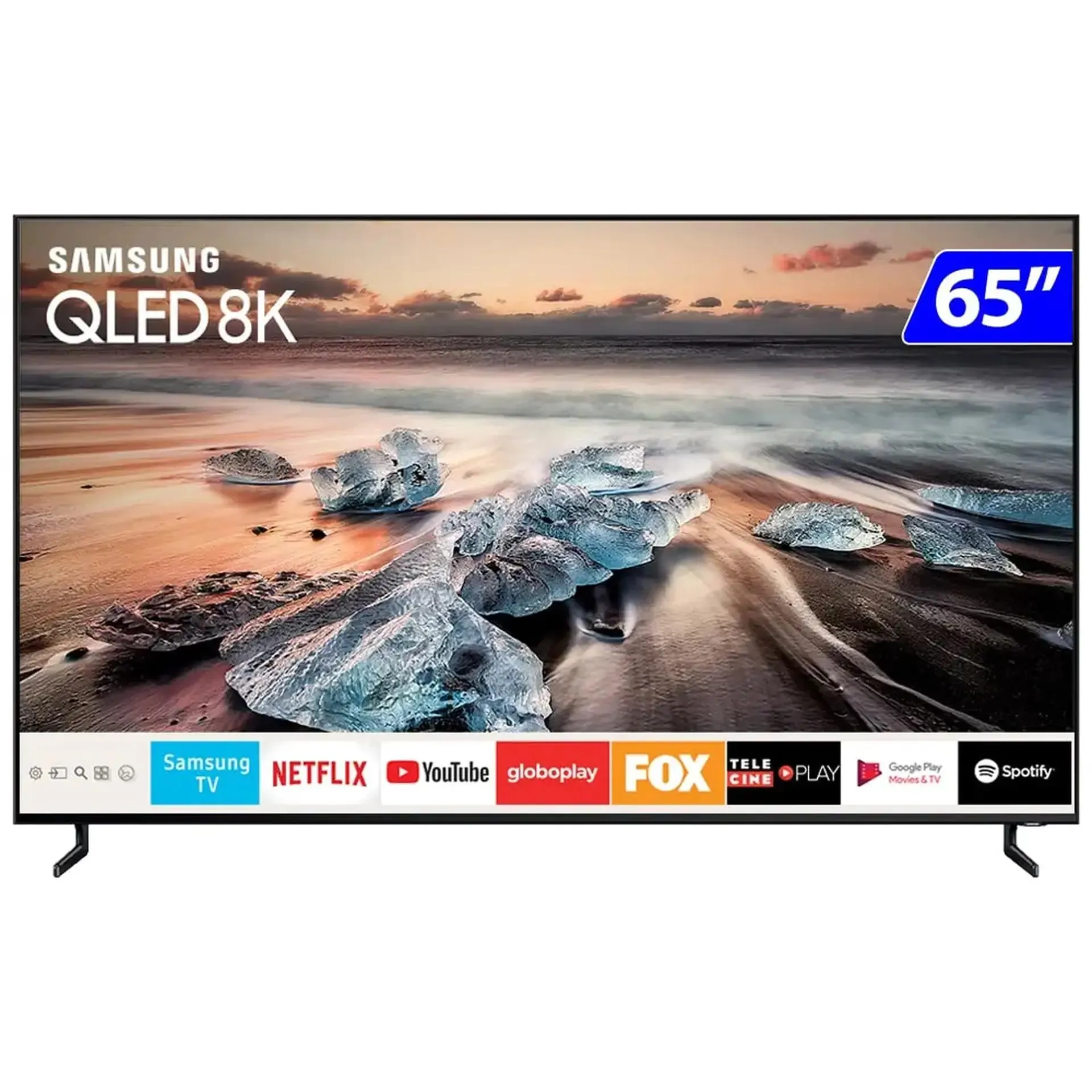 Smart TV Samsung QLED 65" 8K Wi-Fi Tizen IA Upscalling QN65Q900RBGXZD