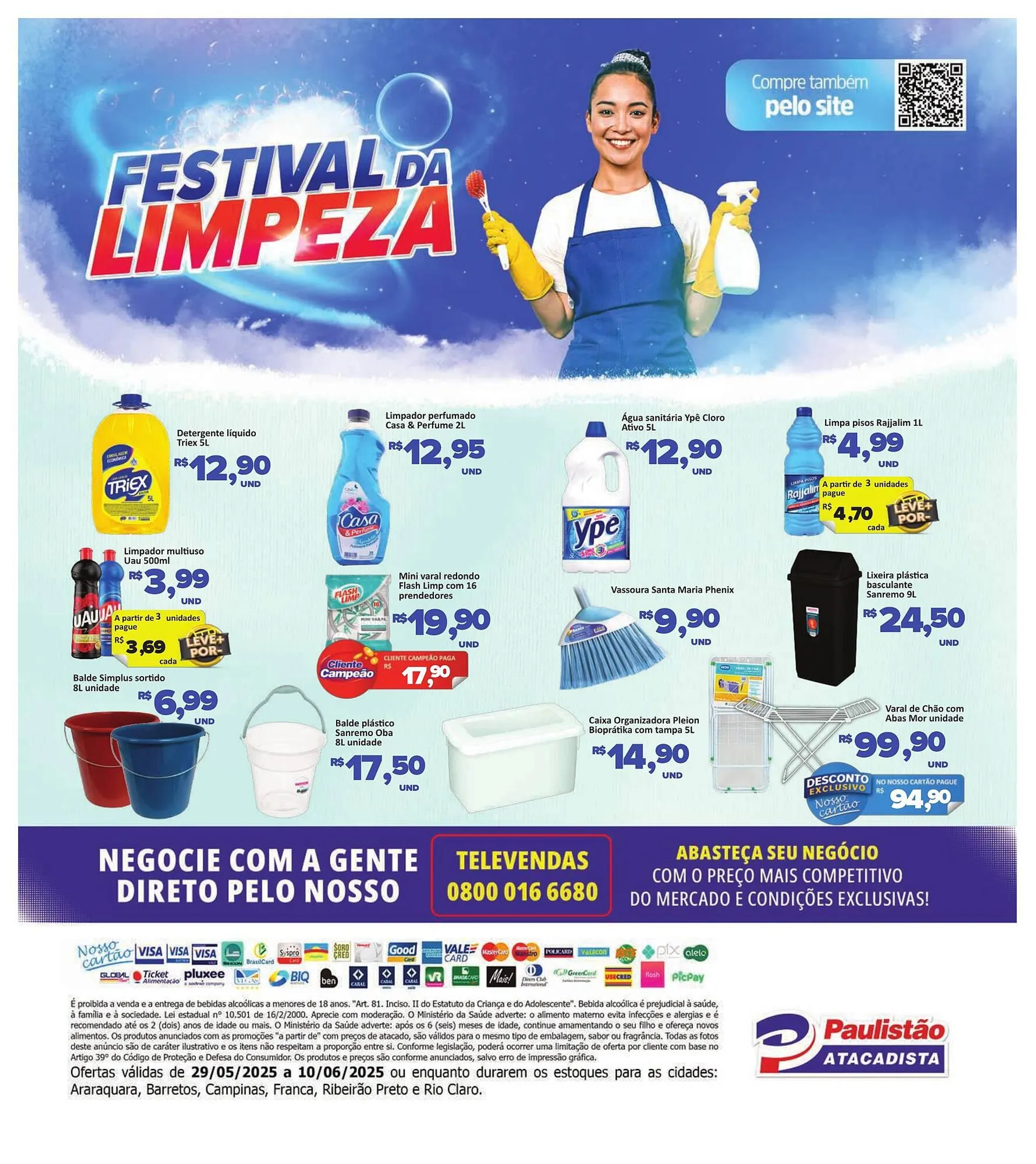 Encarte de Catálogo Paulistão Supermercados 4 de junho até 10 de junho 2025 - Pagina 4